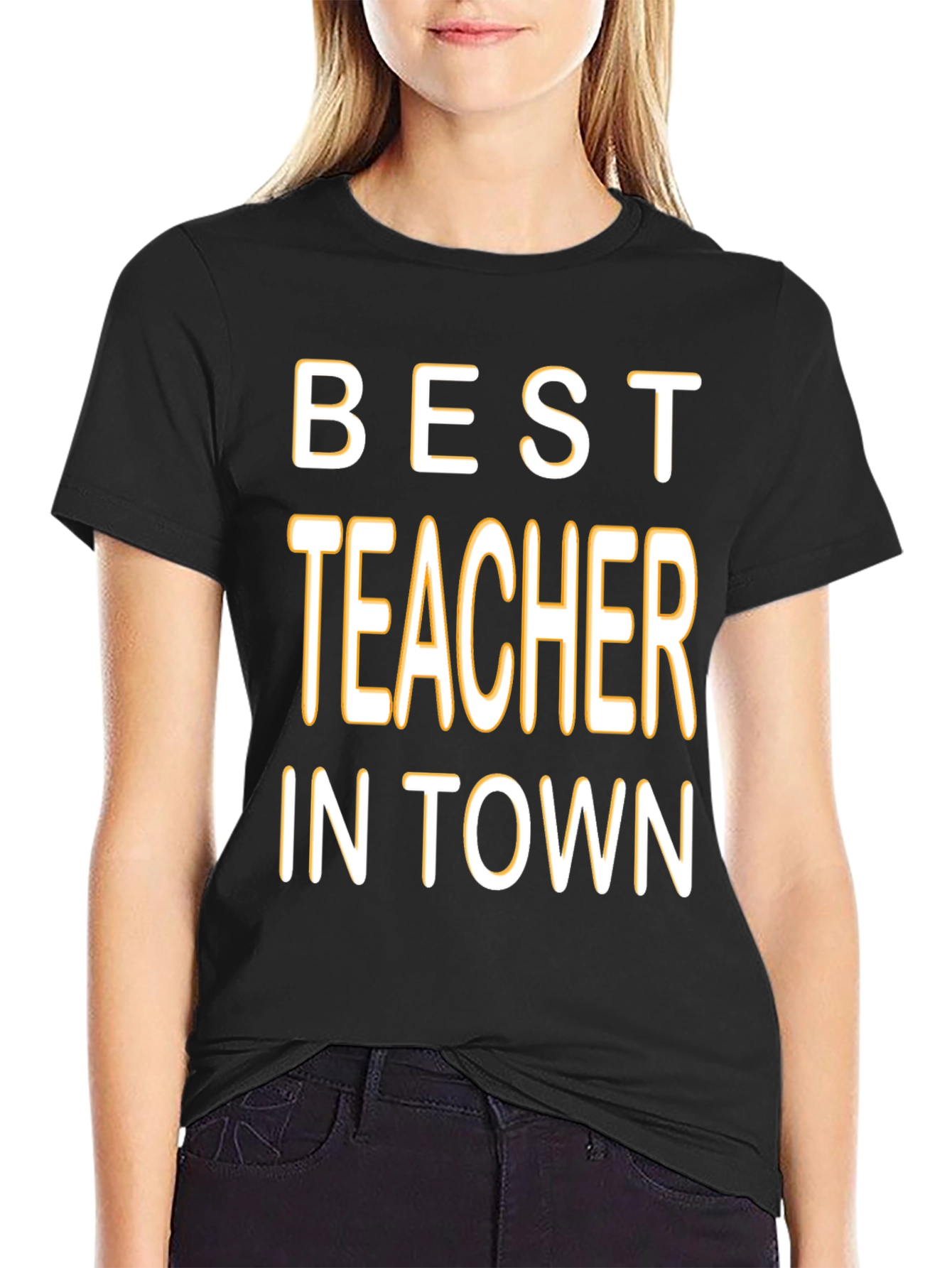 Best Teacher in Town Graphic T-Shirt