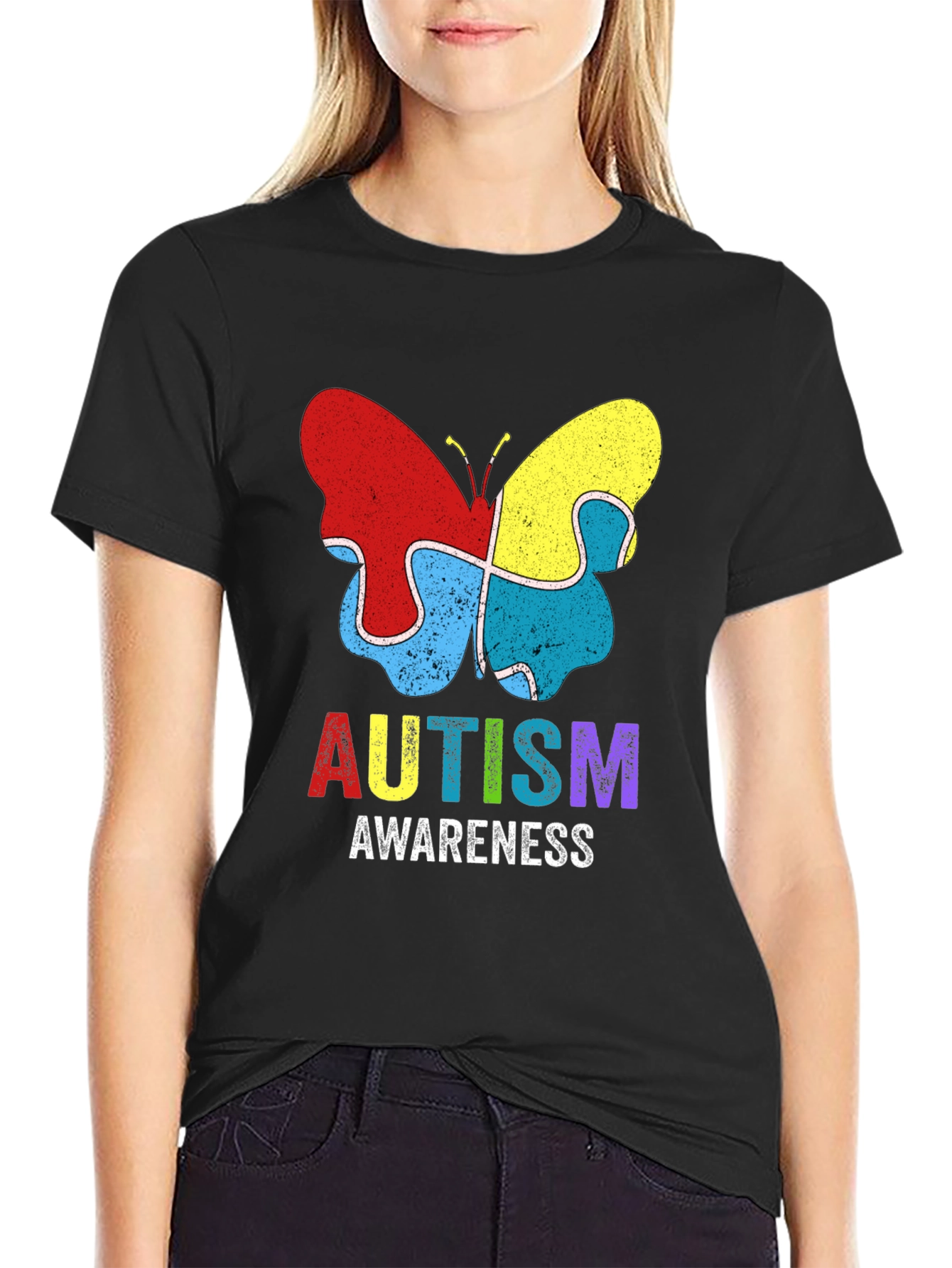 Autism Awareness Butterfly T-Shirt