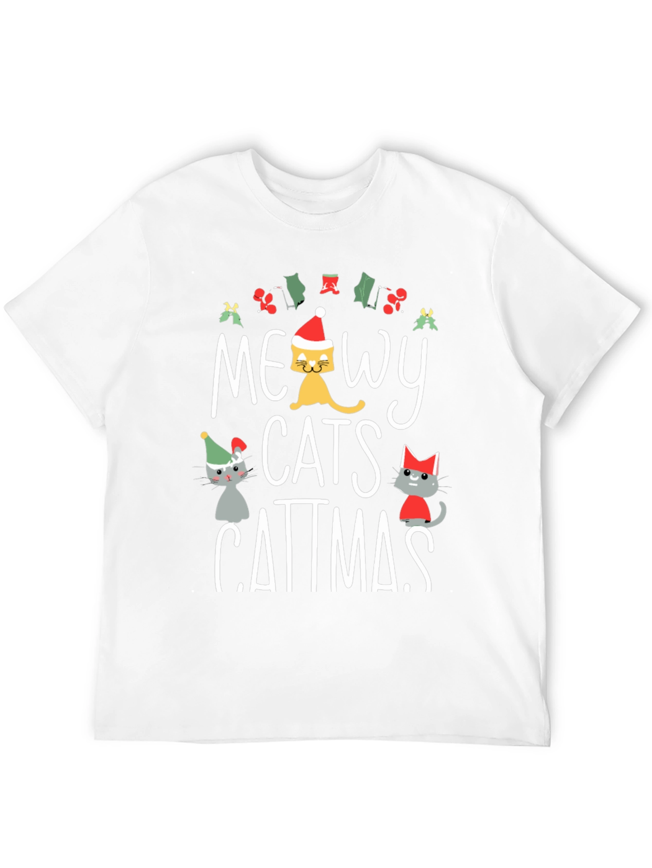 Meowy Catmas Christmas T-Shirt