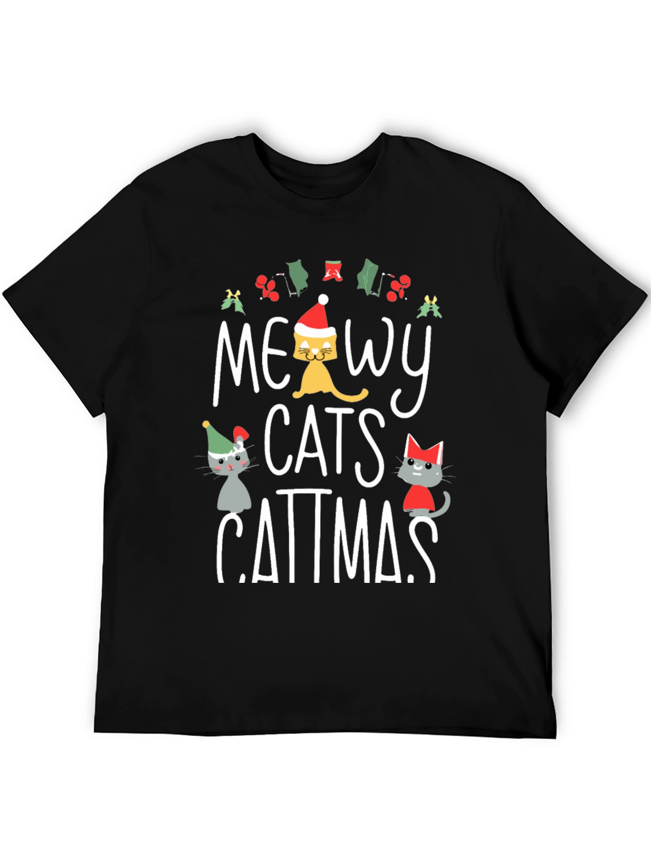 Meowy Catmas Christmas T-Shirt