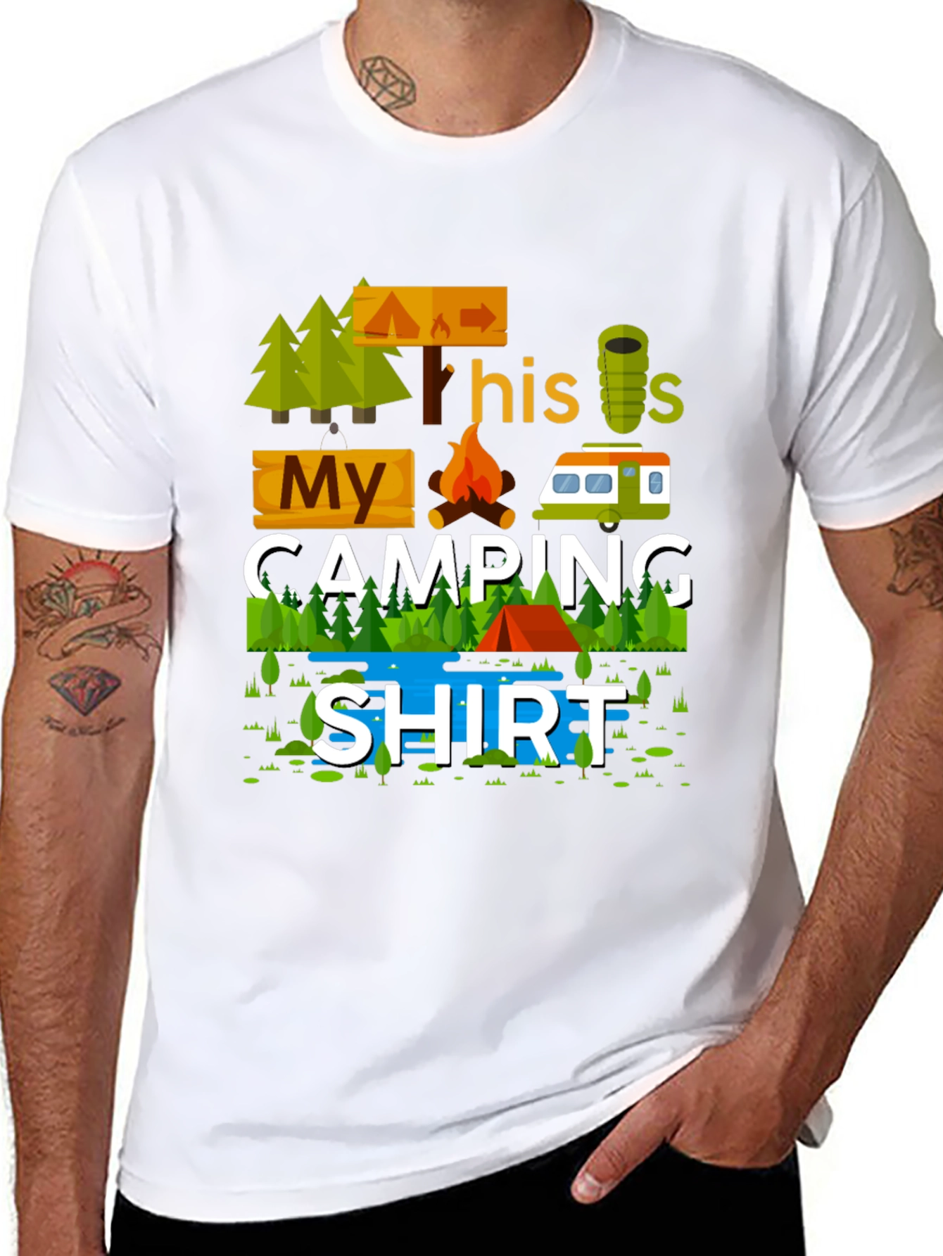 My Camping Shirt Graphic Tee