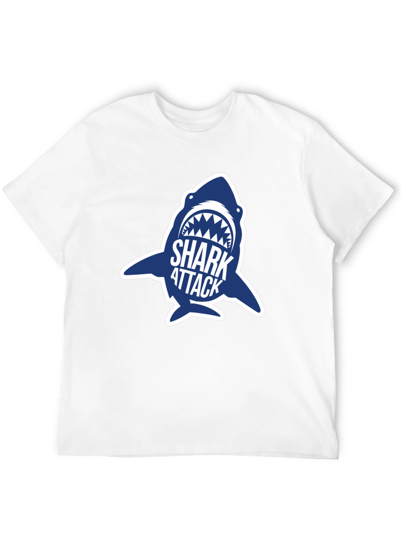 Shark Attack Graphic T-Shirt - Mens Short Sleeve