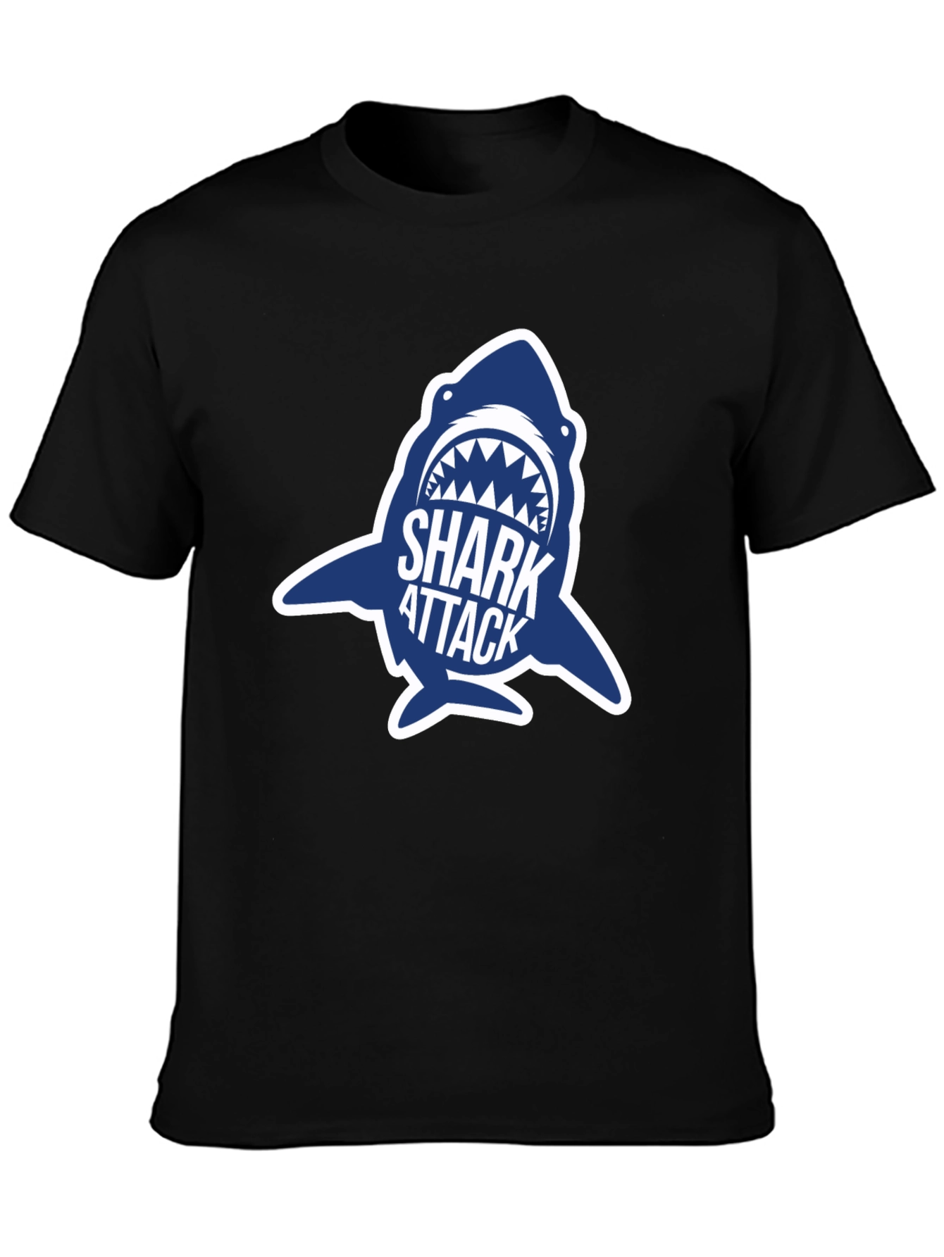 Shark Attack Graphic T-Shirt - Mens Short Sleeve
