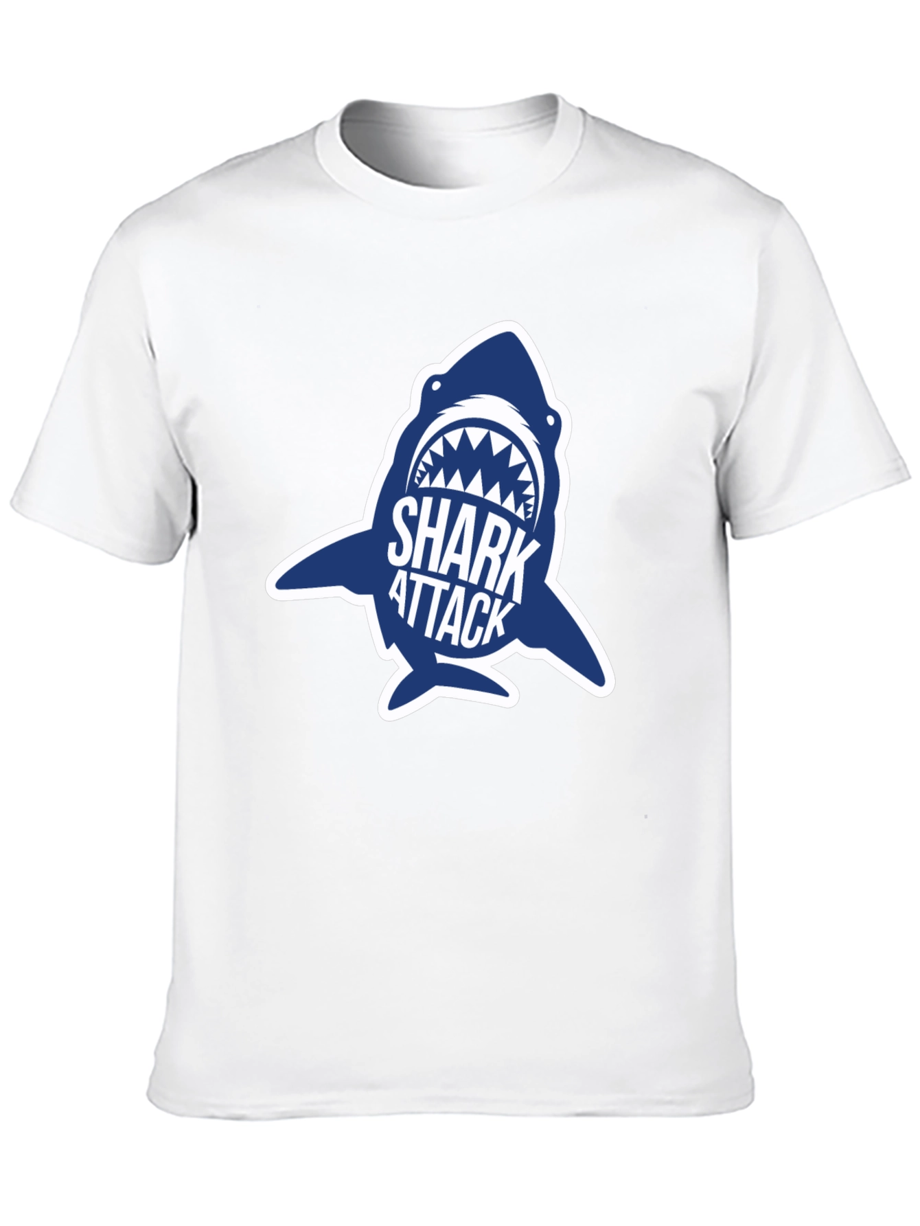 Shark Attack Graphic T-Shirt - Mens Short Sleeve
