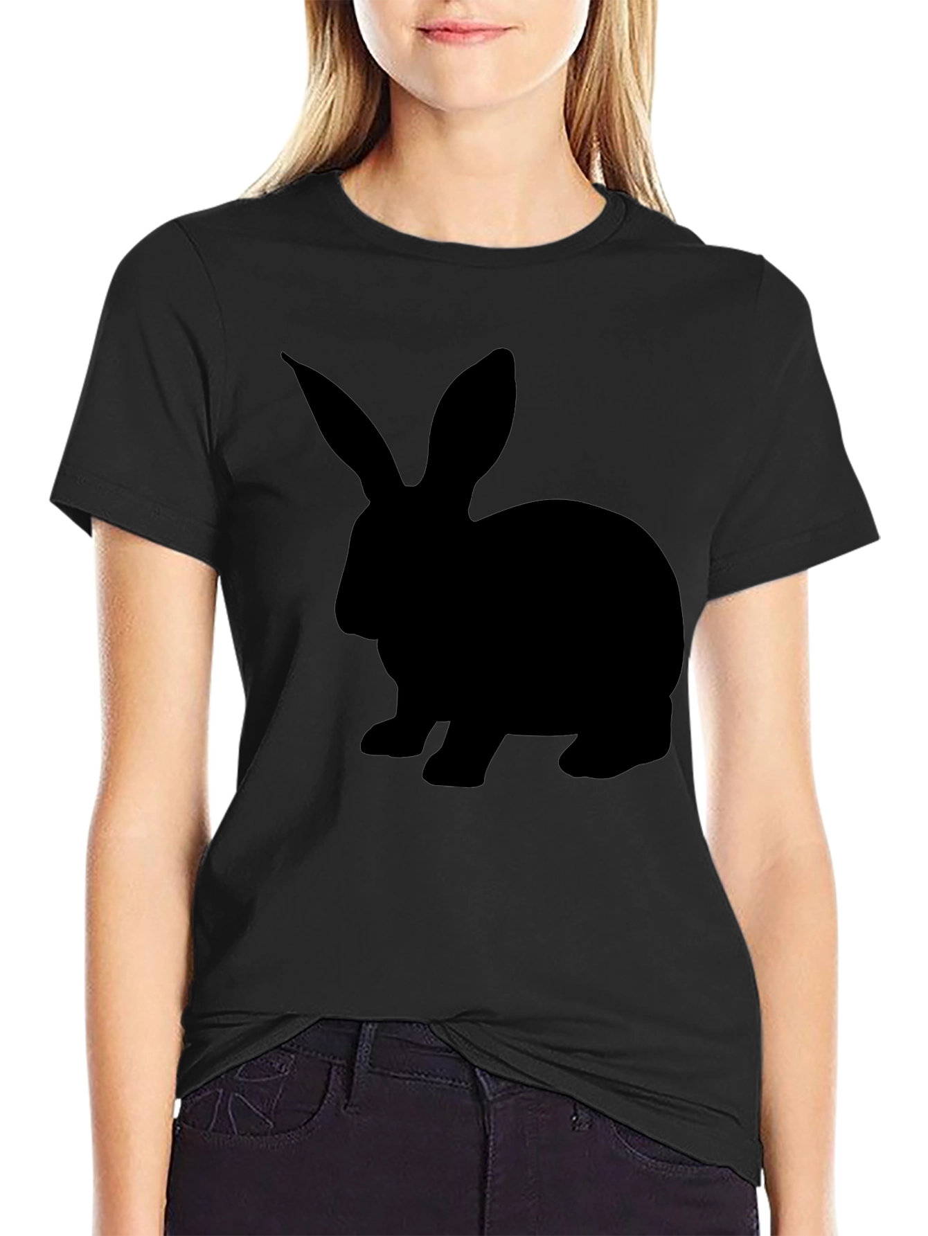 Black Rabbit Graphic T-Shirt