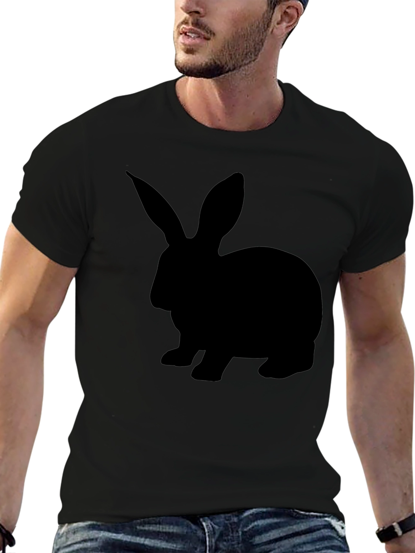 Black Rabbit Graphic T-Shirt