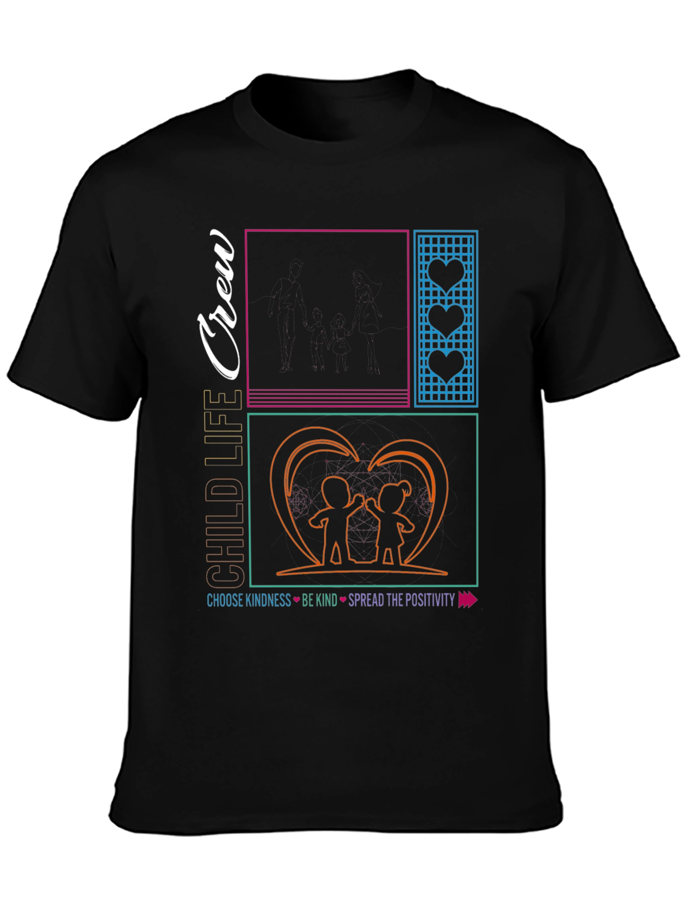 Child Life Crew Graphic Tee - Spread Positivity