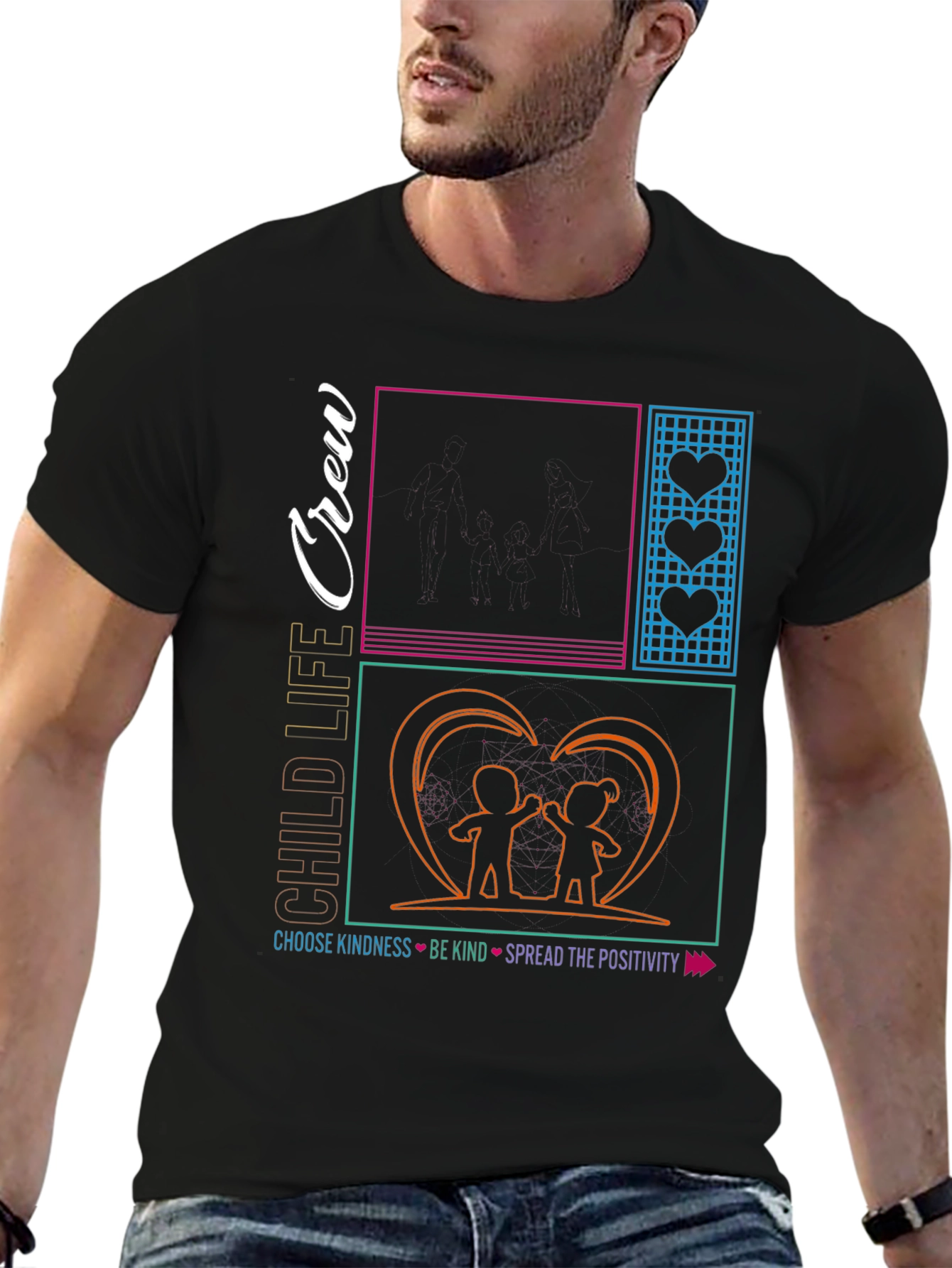 Child Life Crew Graphic Tee - Spread Positivity