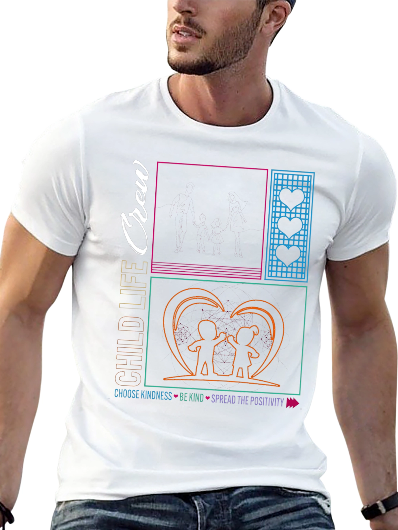 Child Life Crew Graphic Tee - Spread Positivity