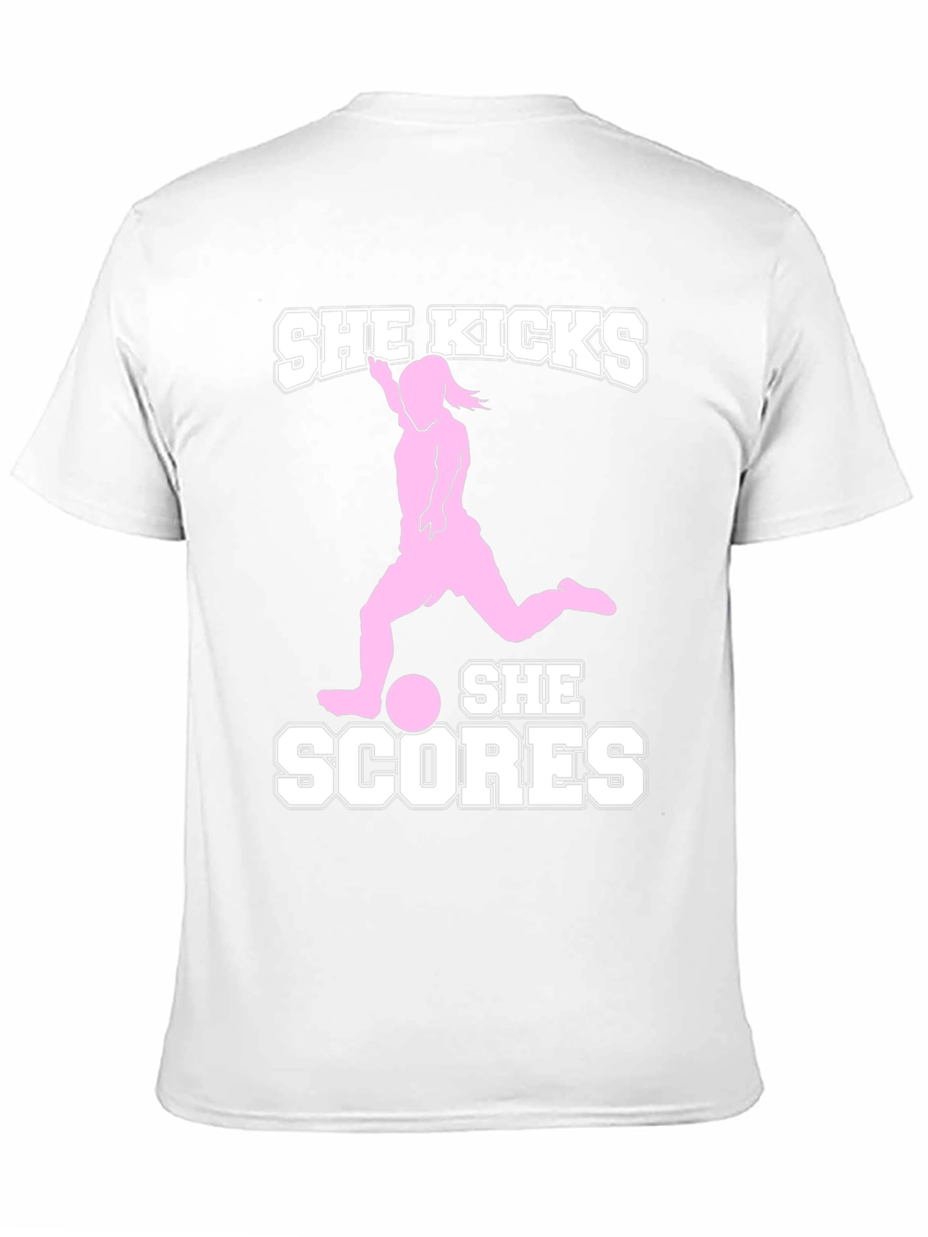 She Kicks She Scores Graphic Tee