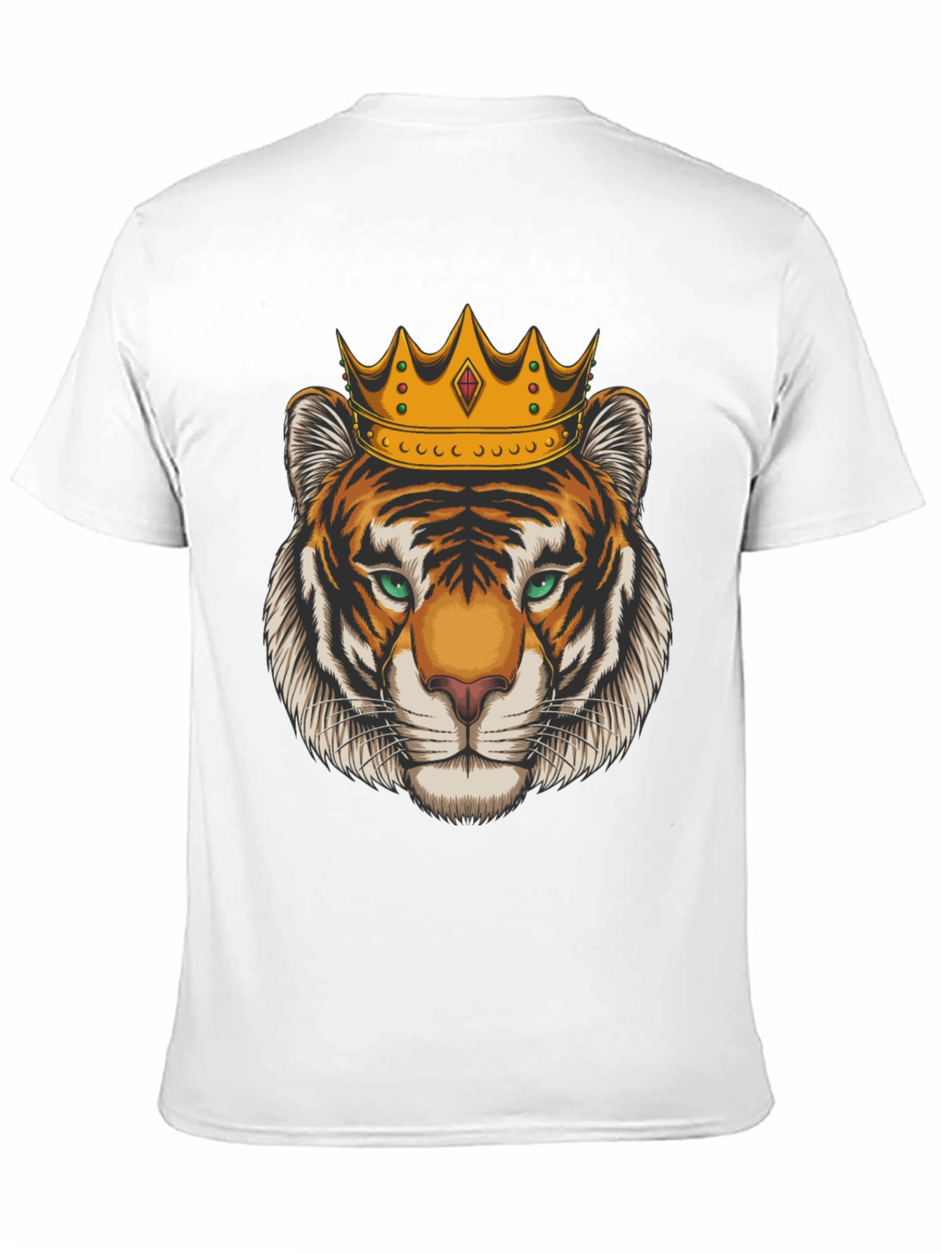 Tiger King Graphic Tee - Black Cotton T-Shirt