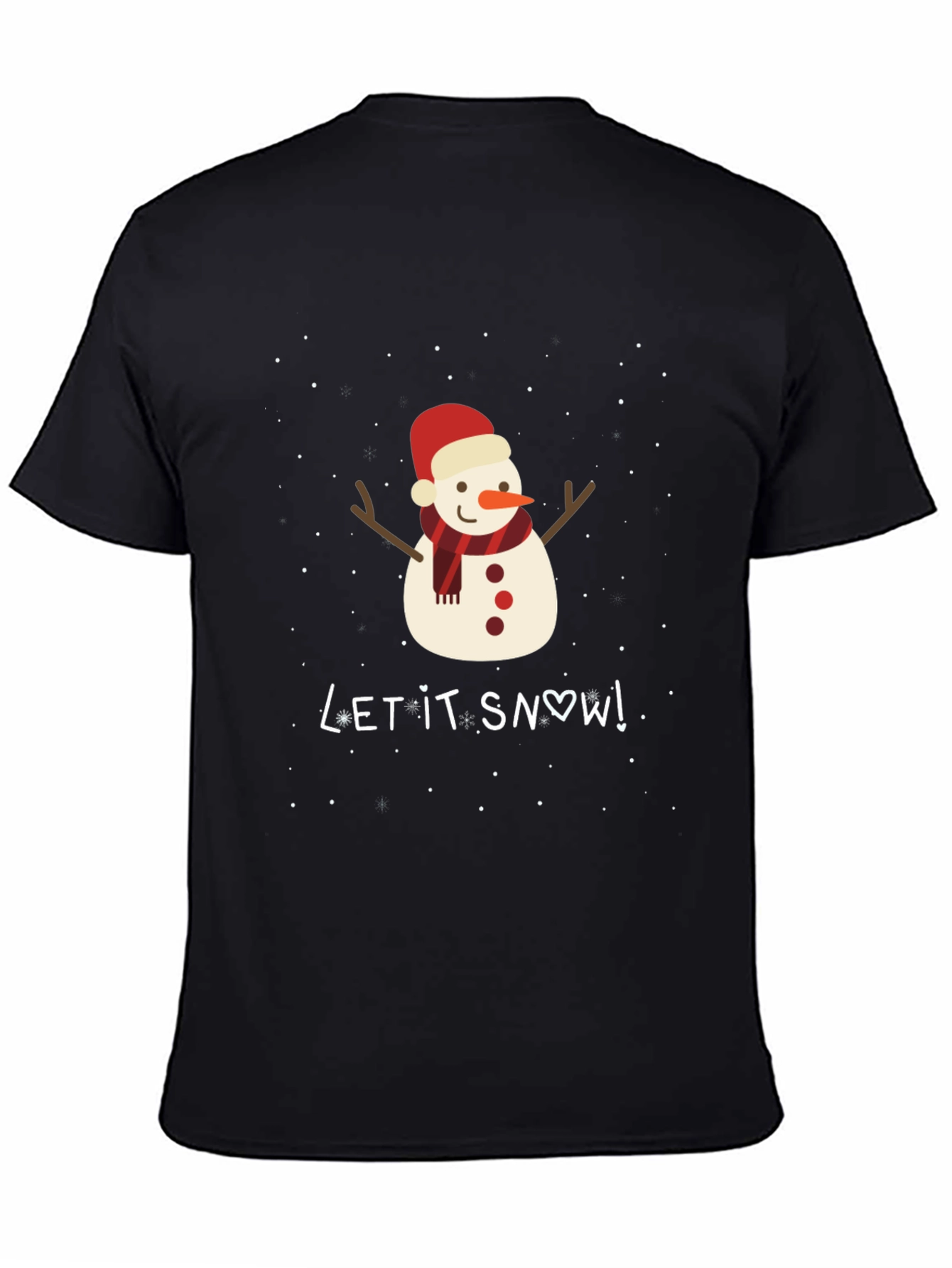 Snowman Graphic T-Shirt - Holiday Festive Tee