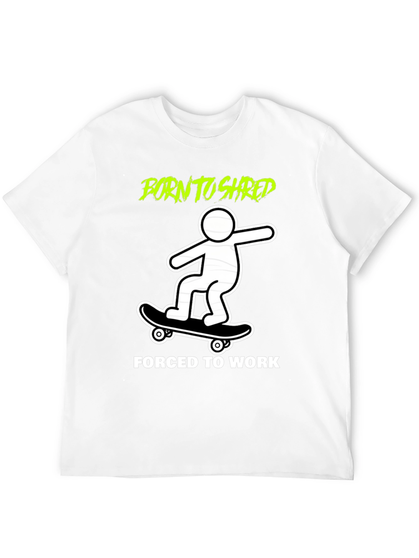 Born to Shred Skateboard Graphic Tee