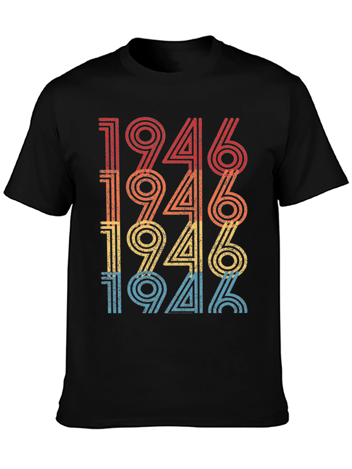 Retro 1946 Birthday Graphic T-Shirt