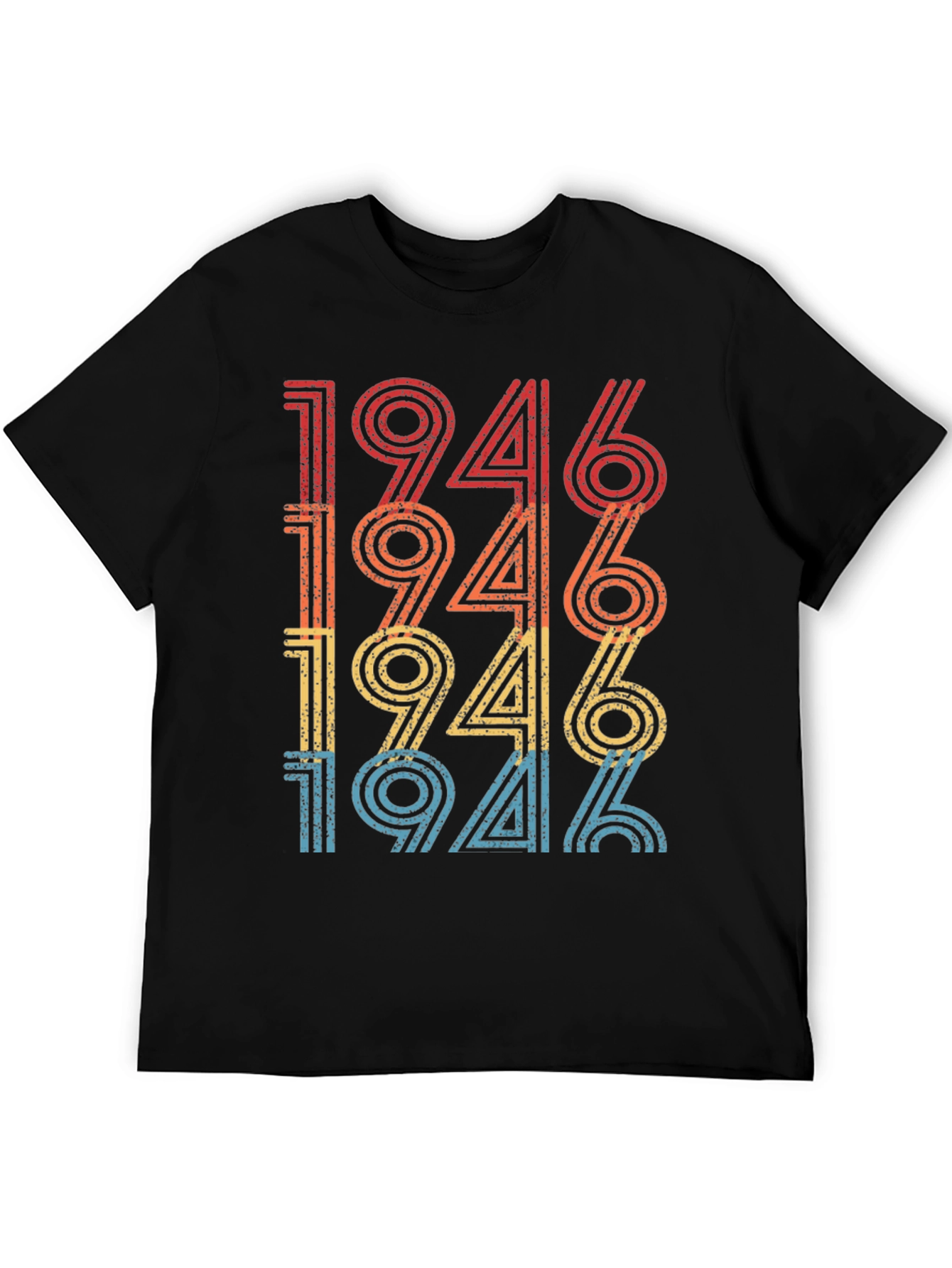 Retro 1946 Birthday Graphic T-Shirt