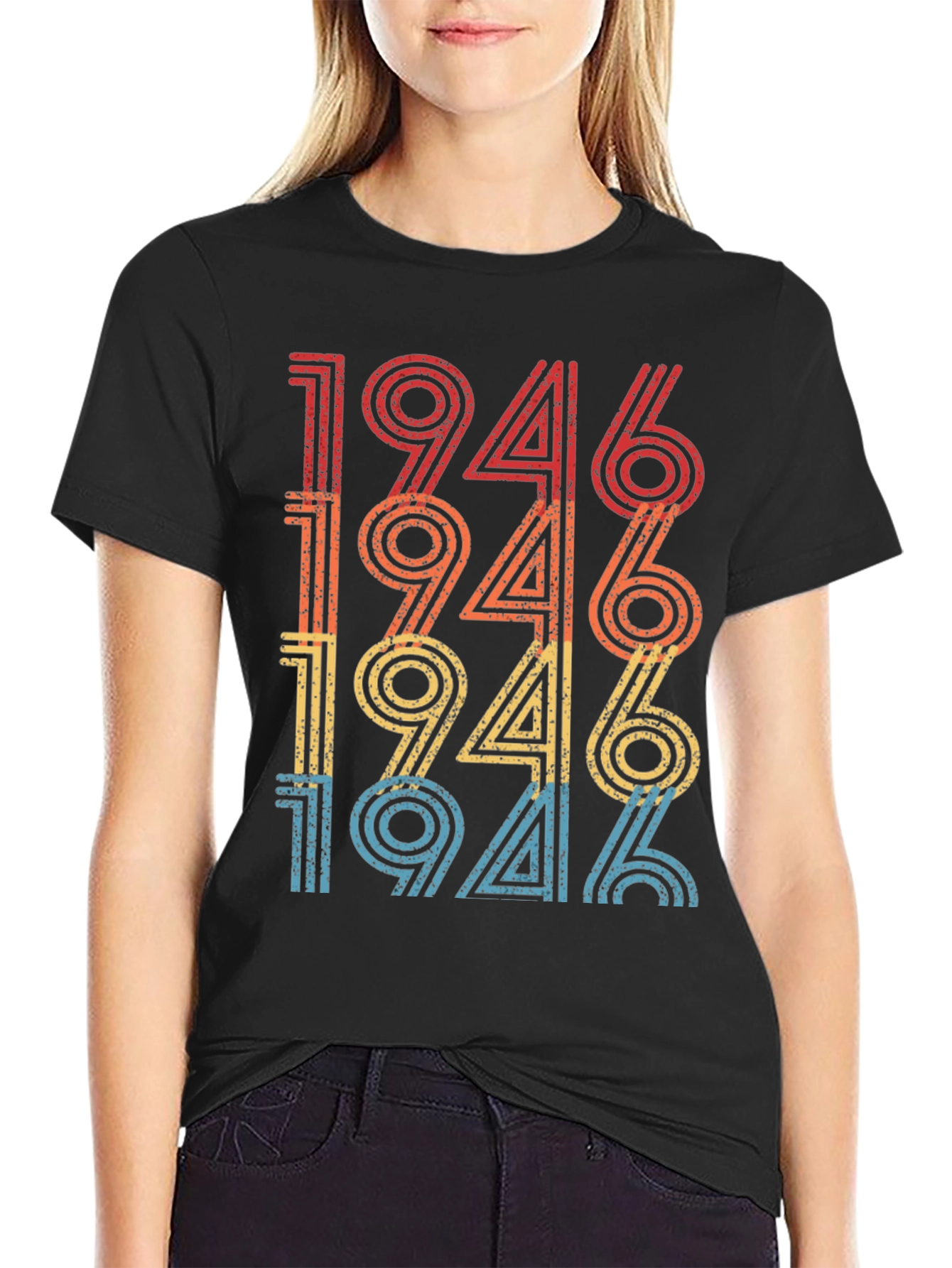 Retro 1946 Birthday Graphic T-Shirt