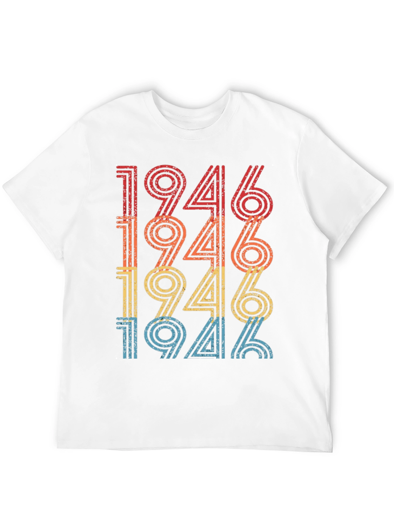 Retro 1946 Birthday Graphic T-Shirt