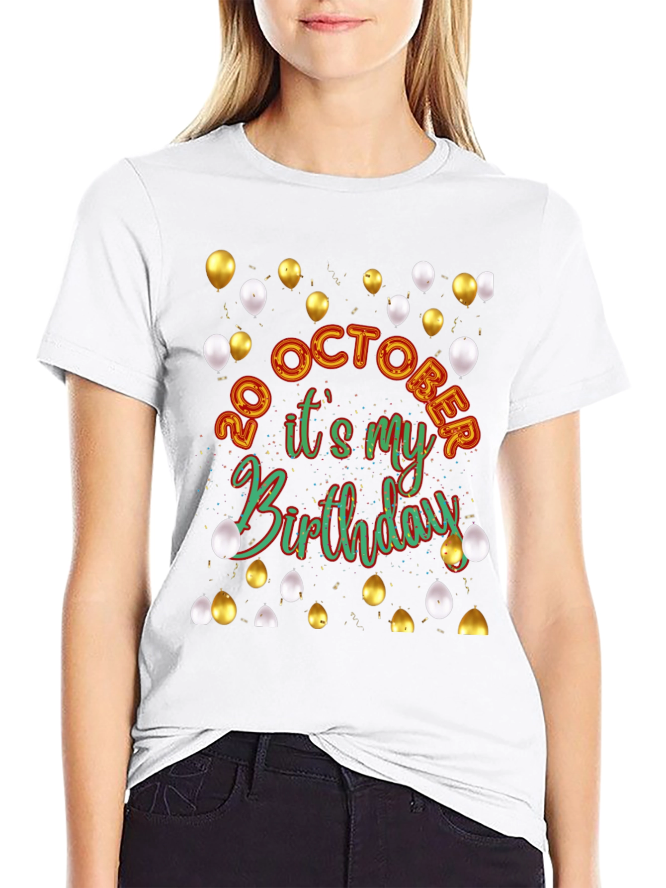 Birthday Celebration T-Shirt - 20 October