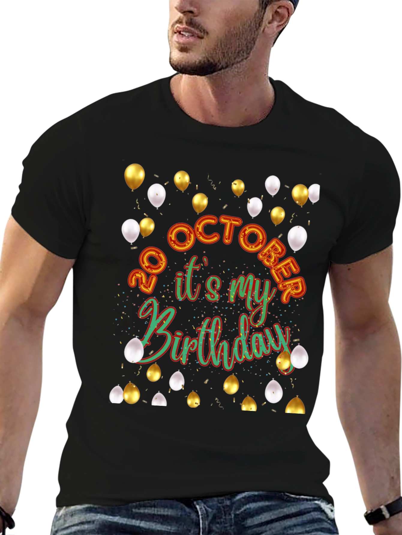 Birthday Celebration T-Shirt - 20 October