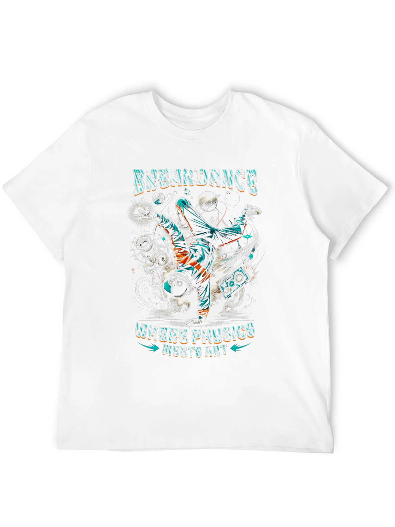 Breakdance Physics Meets Art T-Shirt