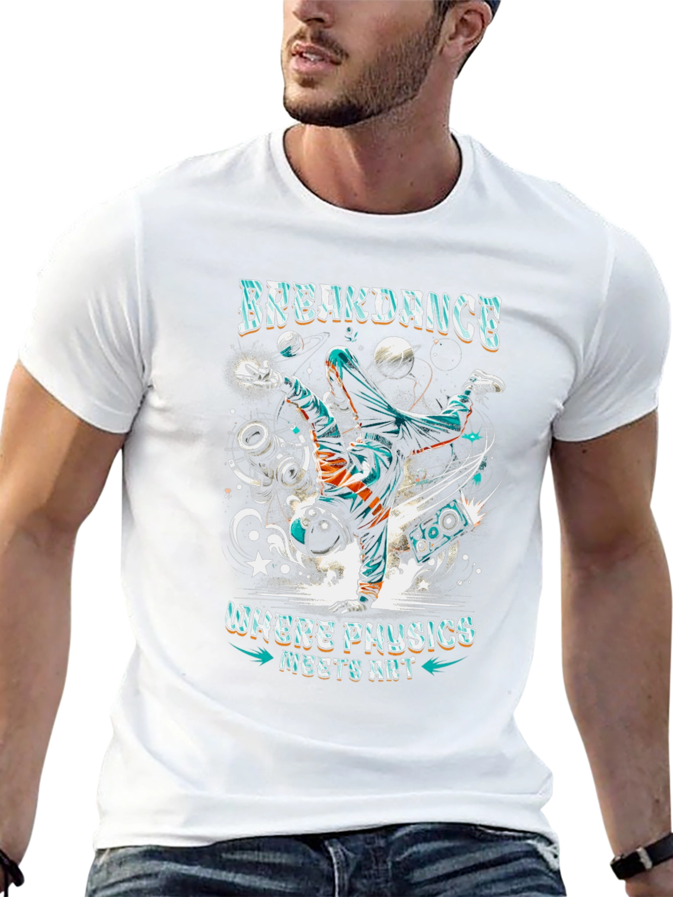 Breakdance Physics Meets Art T-Shirt