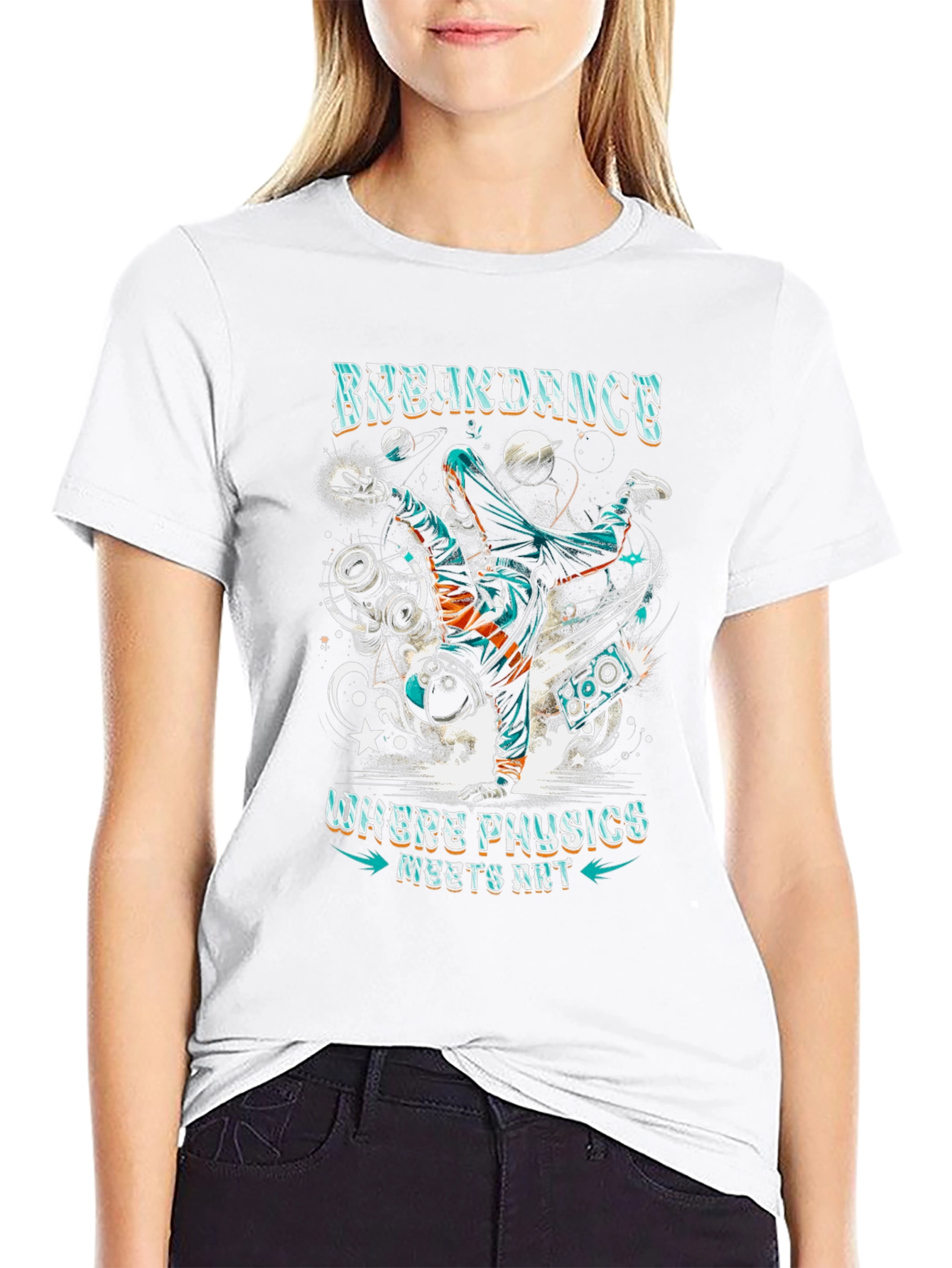 Breakdance Physics Meets Art T-Shirt