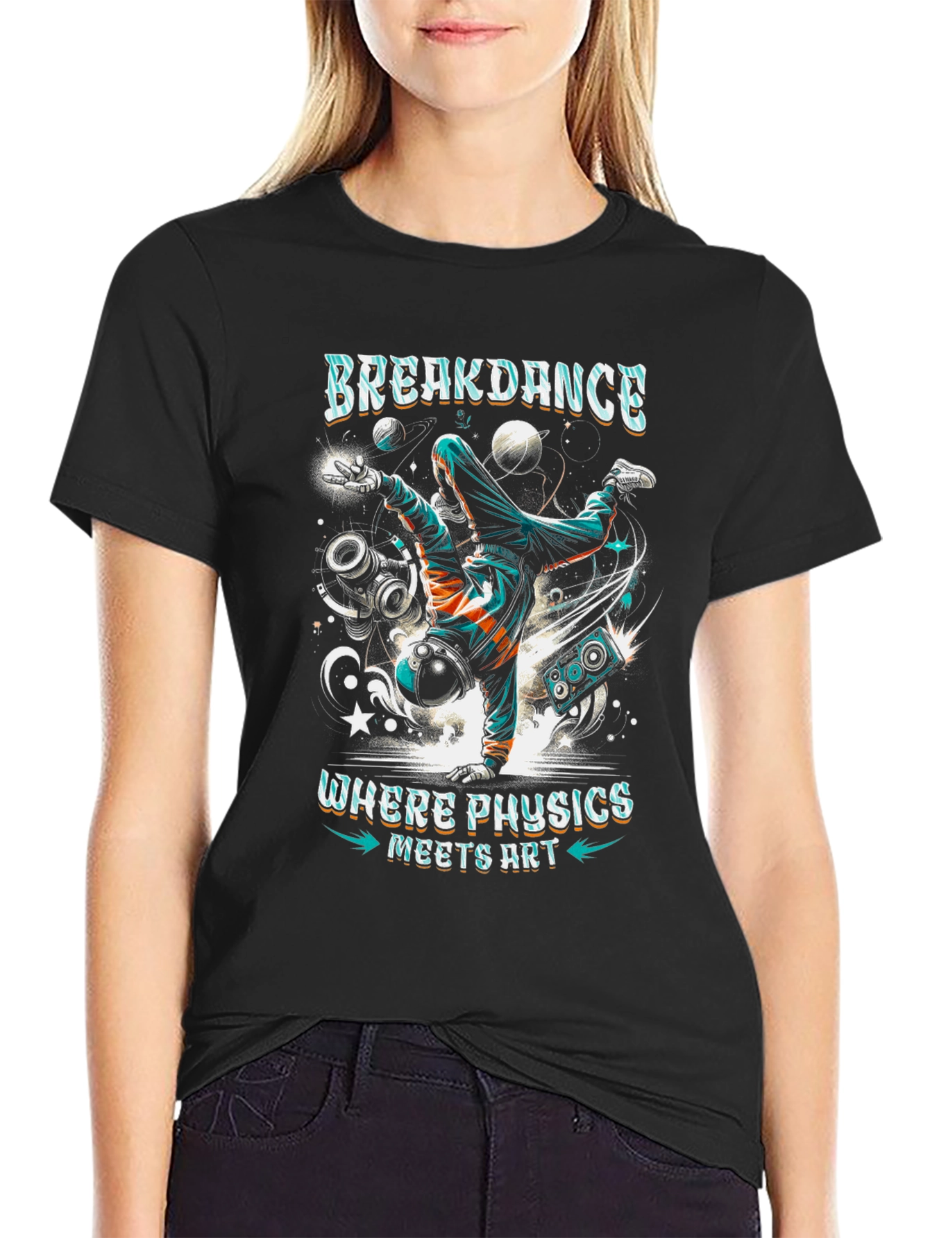 Breakdance Physics Meets Art T-Shirt