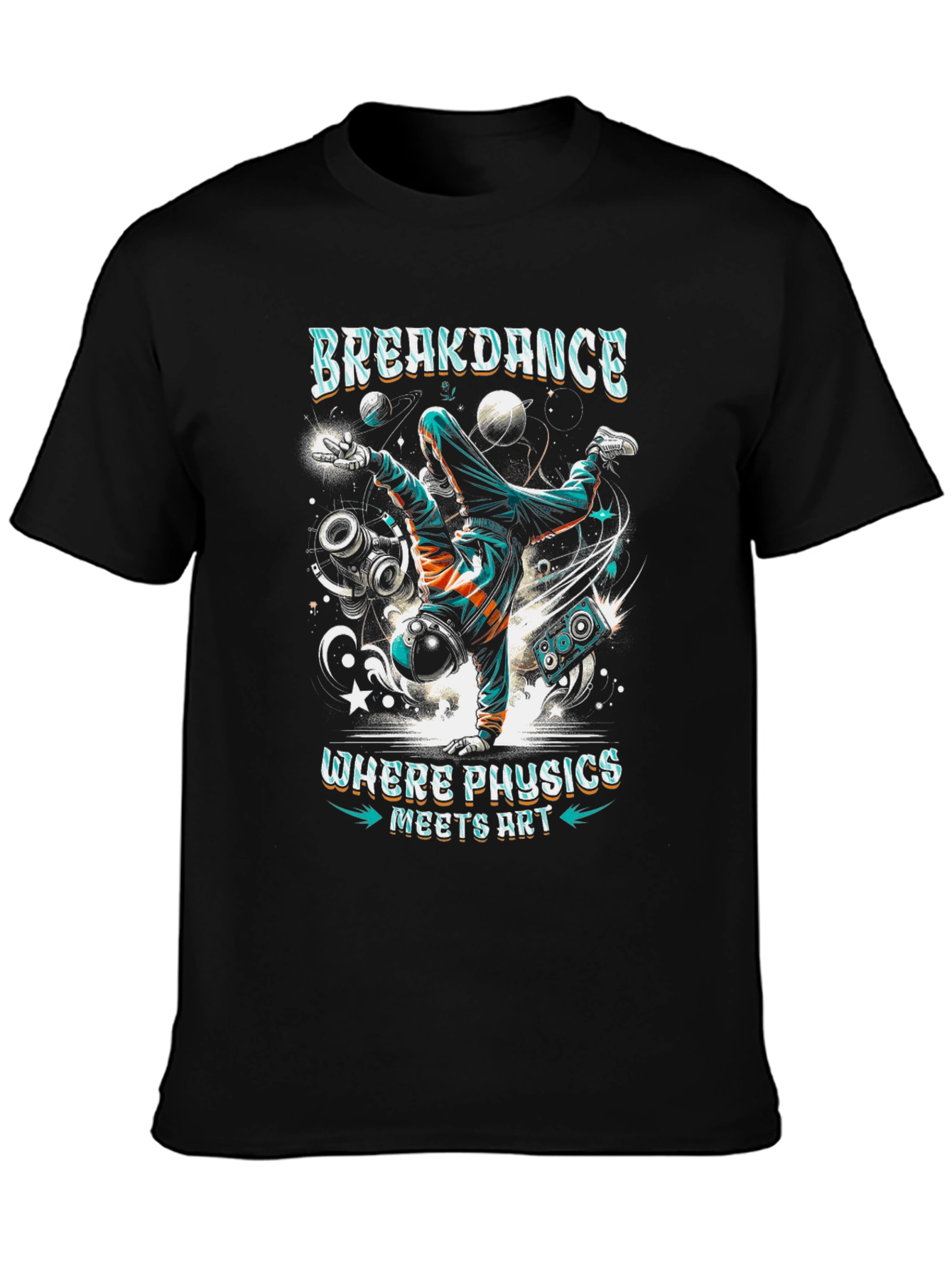 Breakdance Physics Meets Art T-Shirt