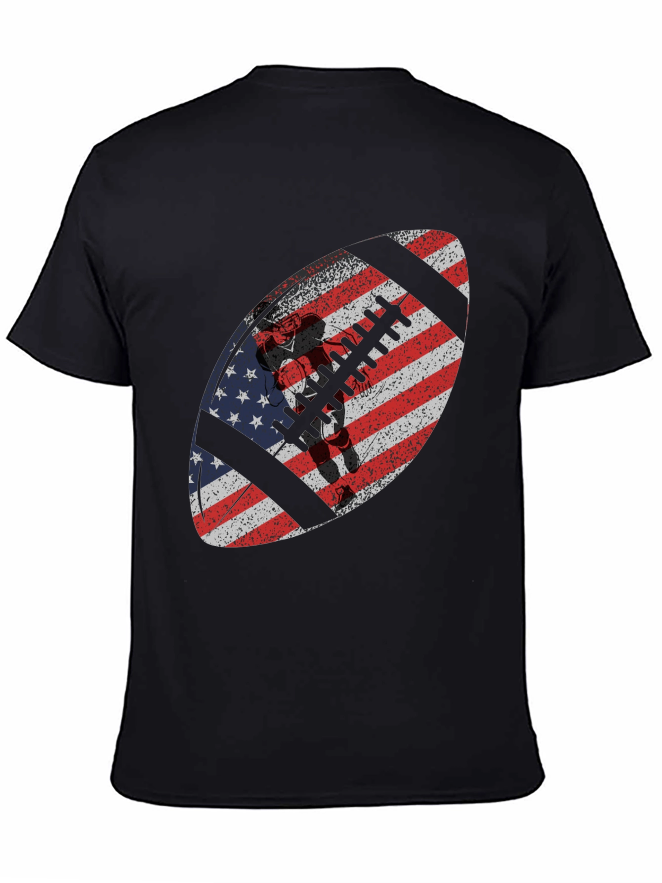 American Football Flag Graphic Tee