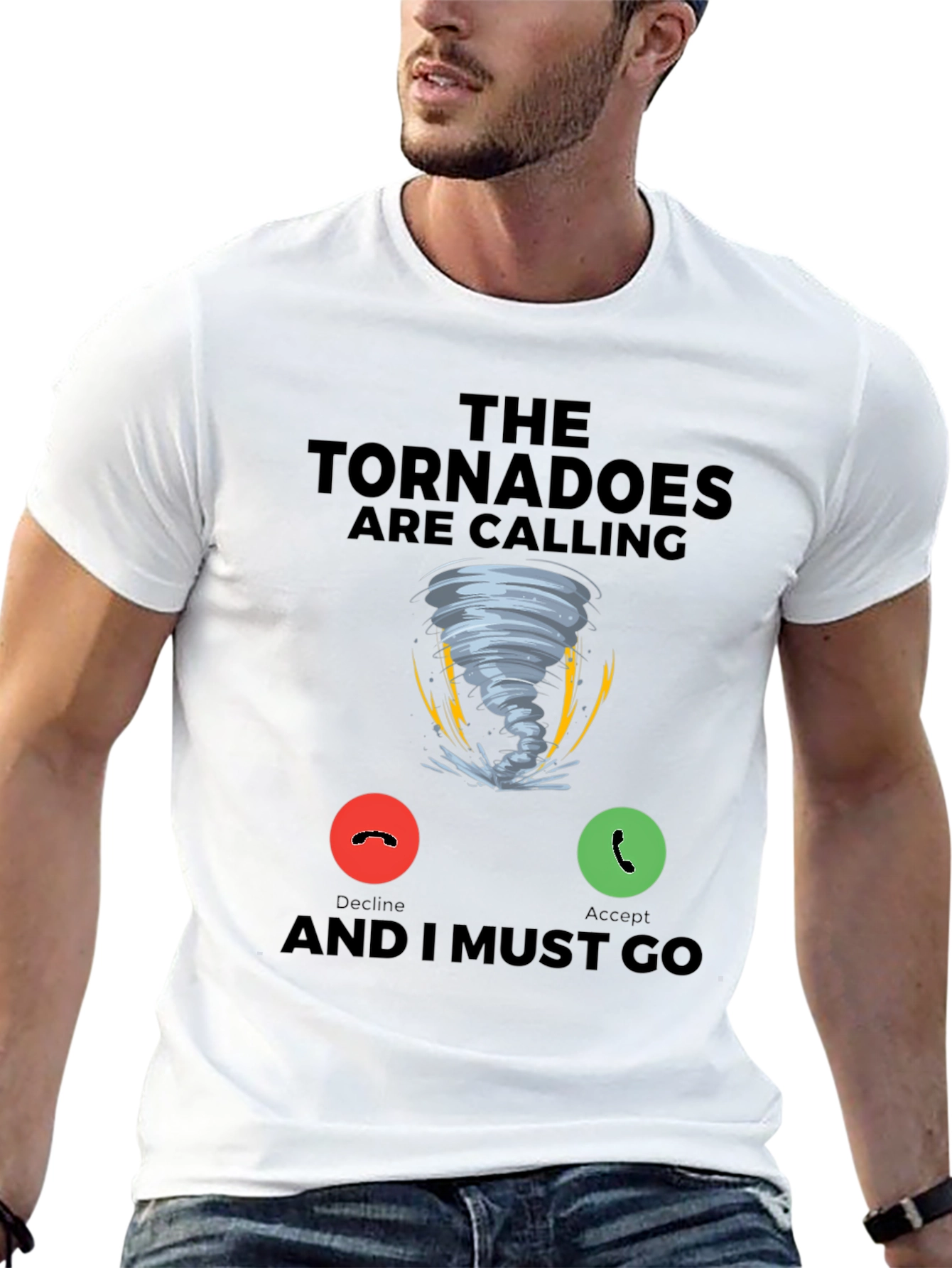 Tornado Calling Graphic T-Shirt