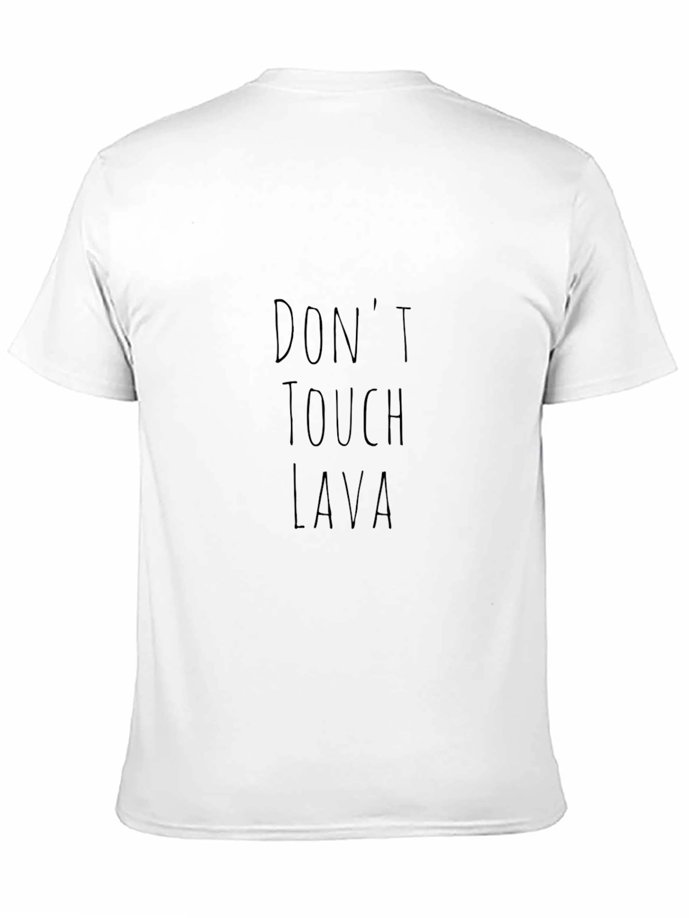 Dont Touch Lava Black T-Shirt