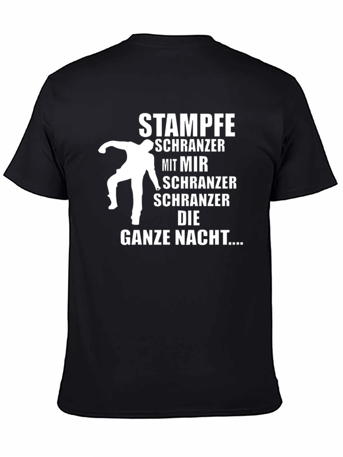 Stampfe Schranzer Black Graphic Tee