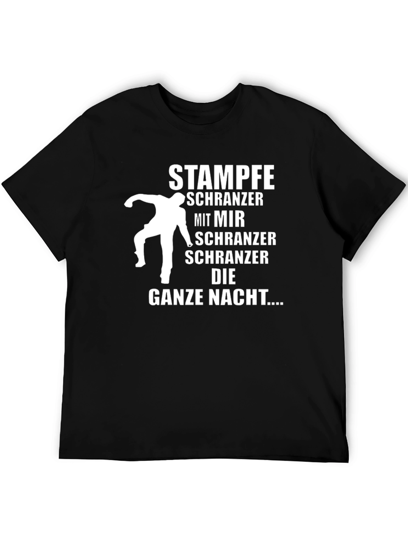 Stampfe Schranzer Black Graphic Tee