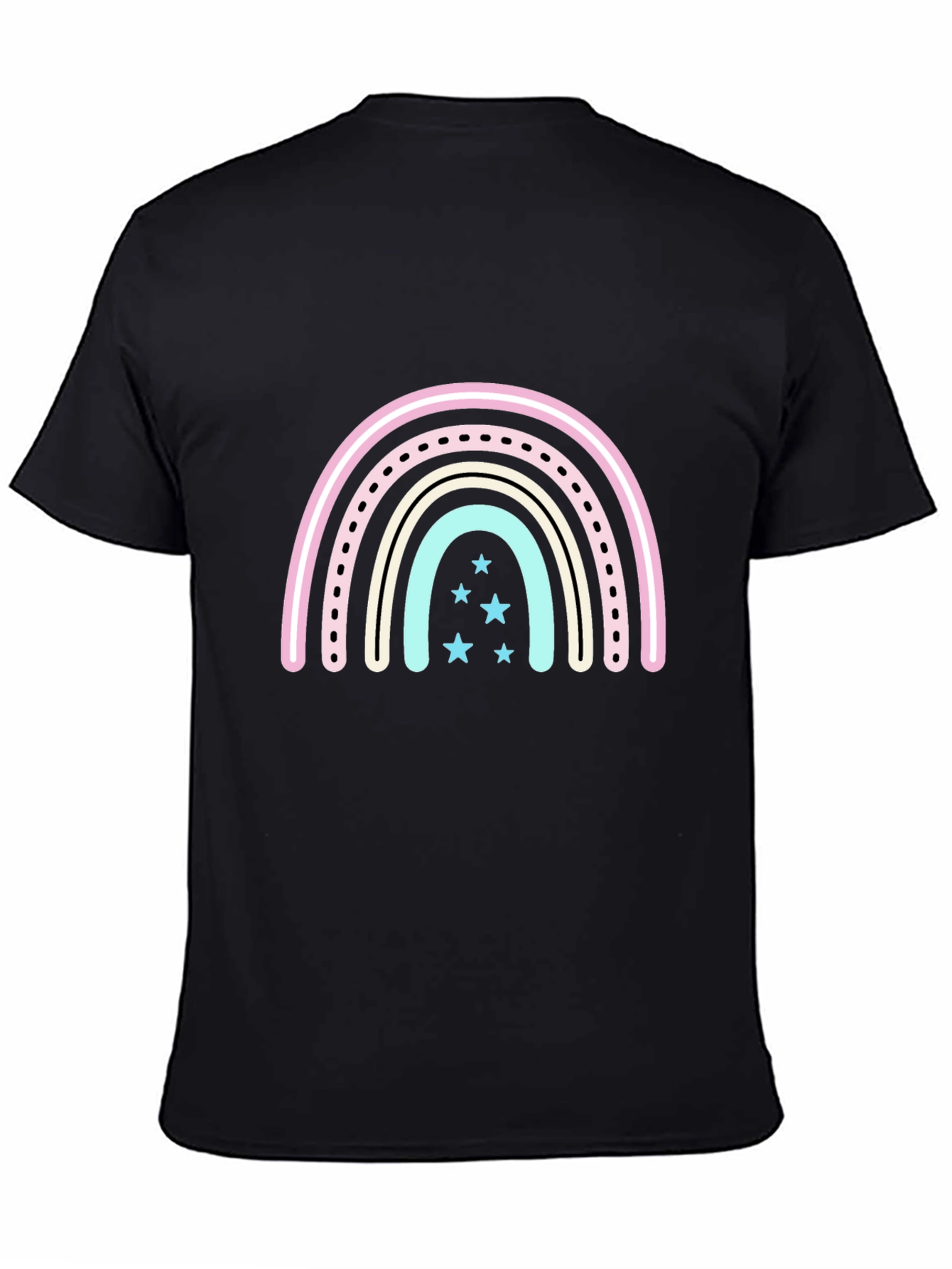 Cute Rainbow Star Graphic T-Shirt