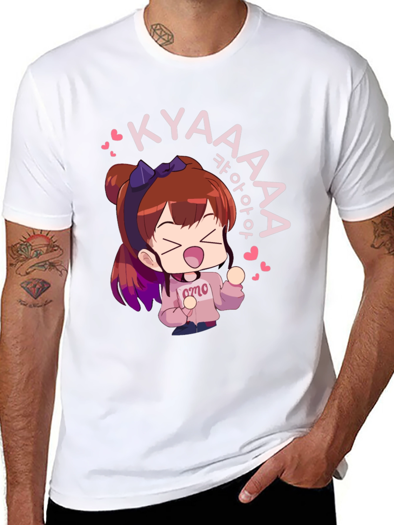 Anime Character Graphic Tee - Cute Manga Style