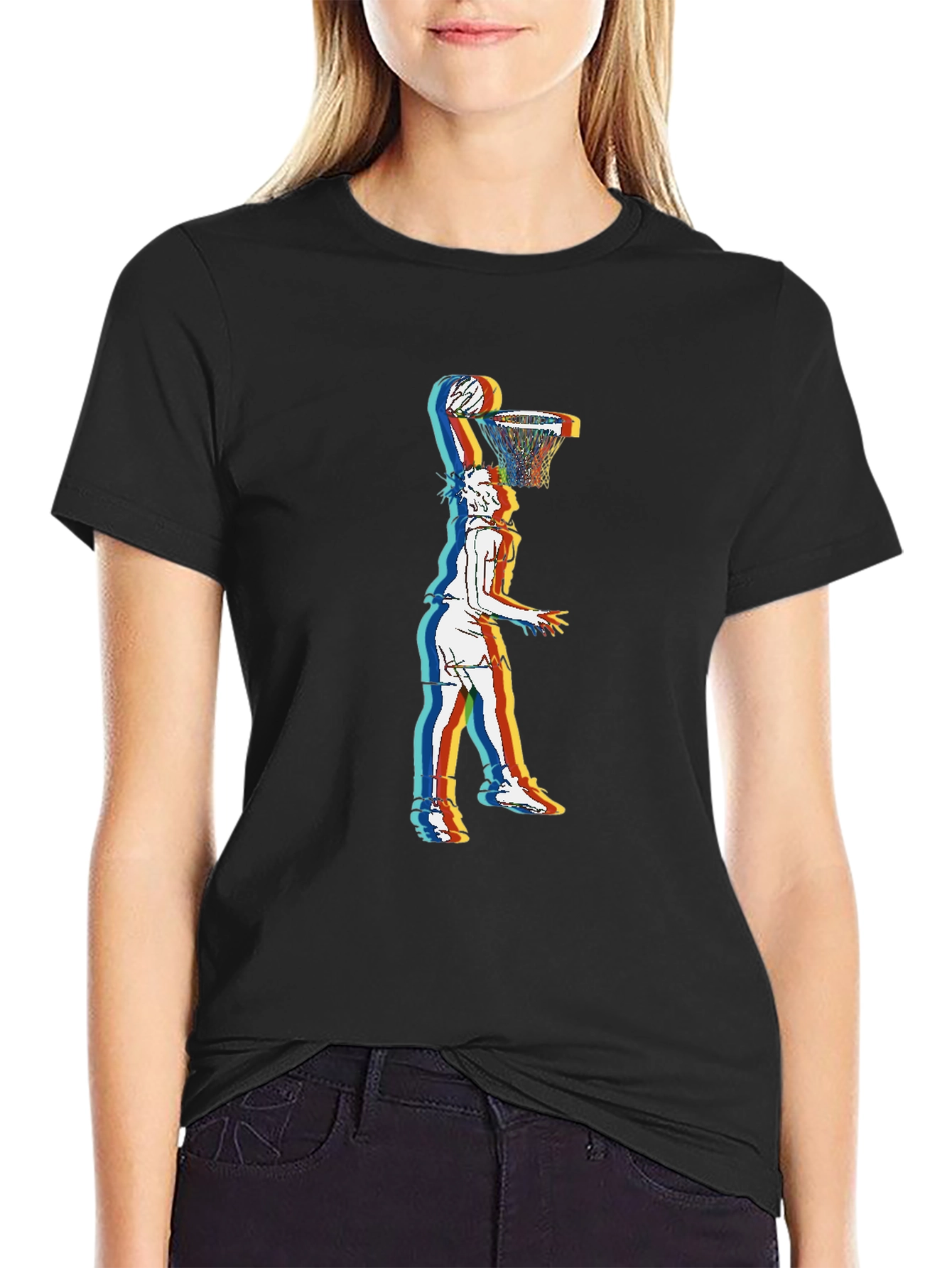 Basketball Dunk Graphic Tee - Stylish Streetwear
