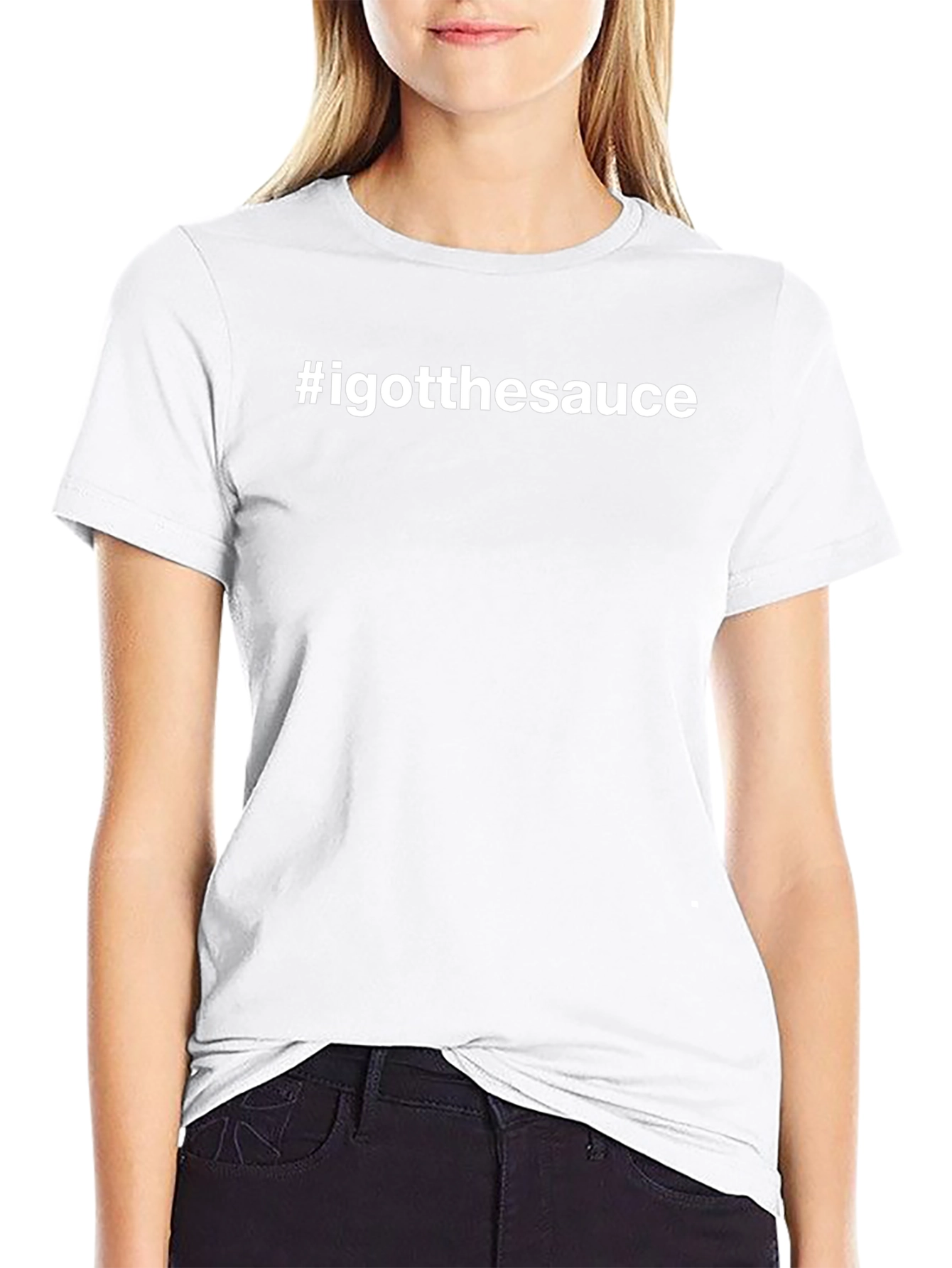 #igotthesauce Black Graphic Tee