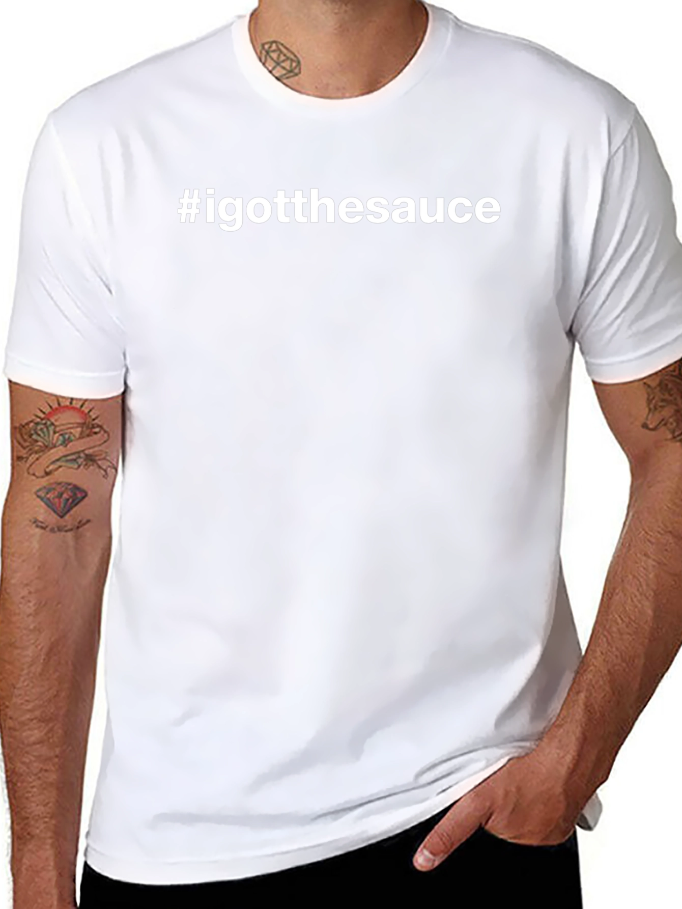 #igotthesauce Black Graphic Tee