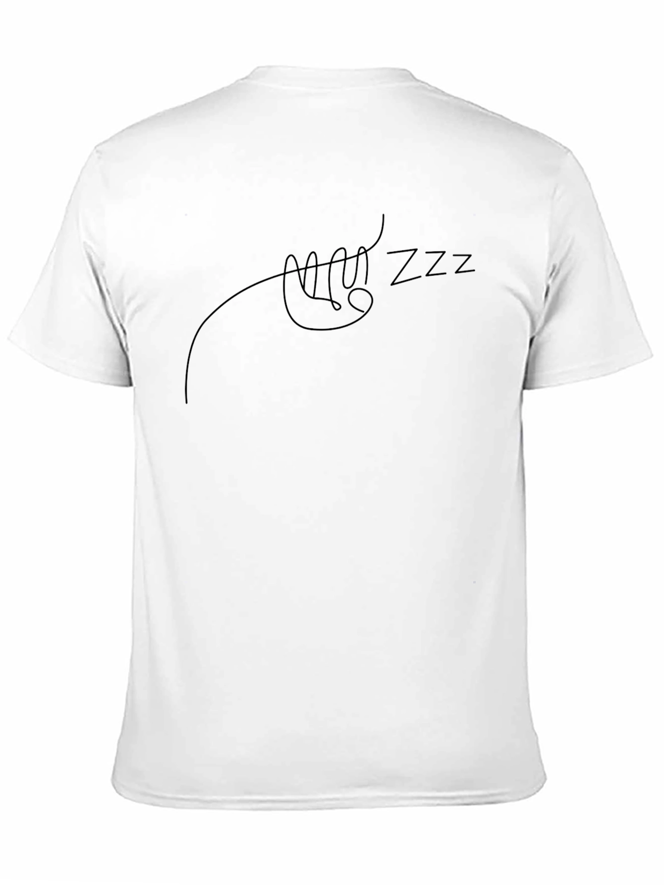 Relaxed Sloth Zzz Black T-Shirt