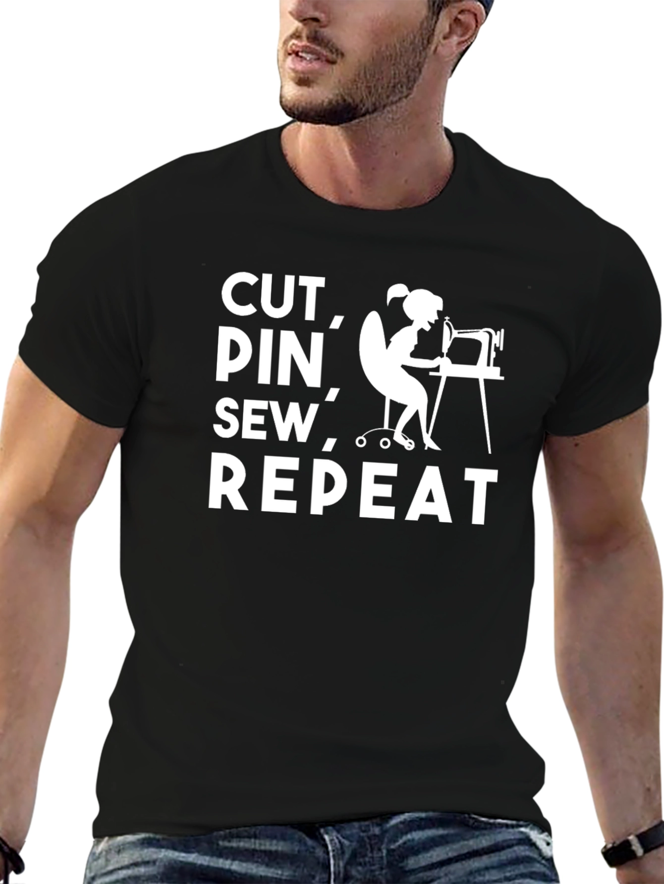Sewing Lover T-Shirt - Cut Pin Sew Repeat