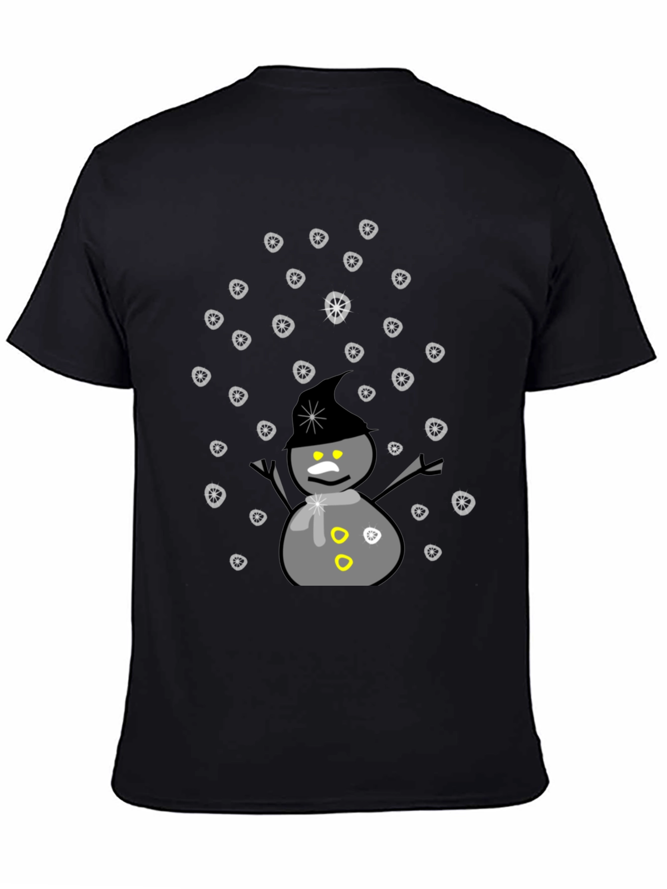Snowman Graphic T-Shirt - Winter Holiday Tee