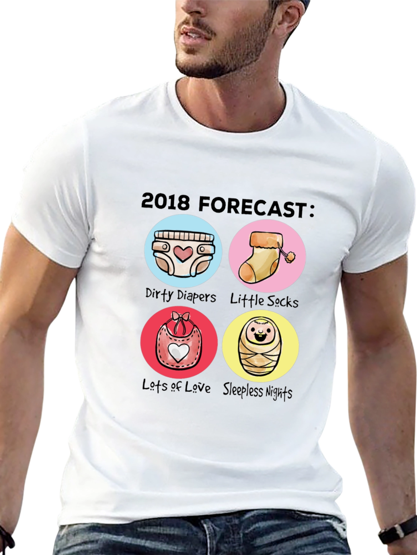 Funny 2018 Forecast Baby T-Shirt