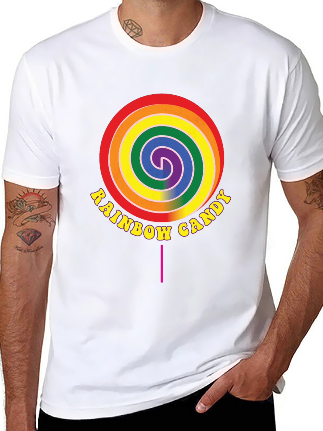 Rainbow Candy Graphic Tee