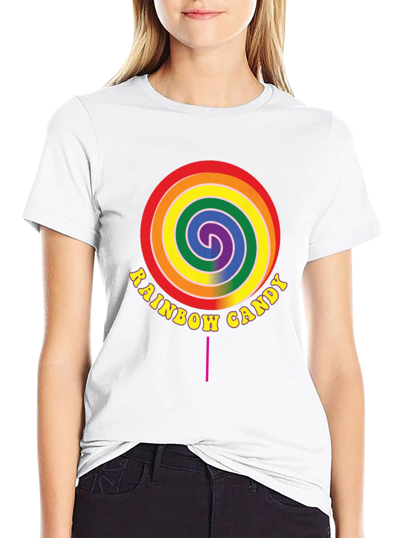 Rainbow Candy Graphic Tee