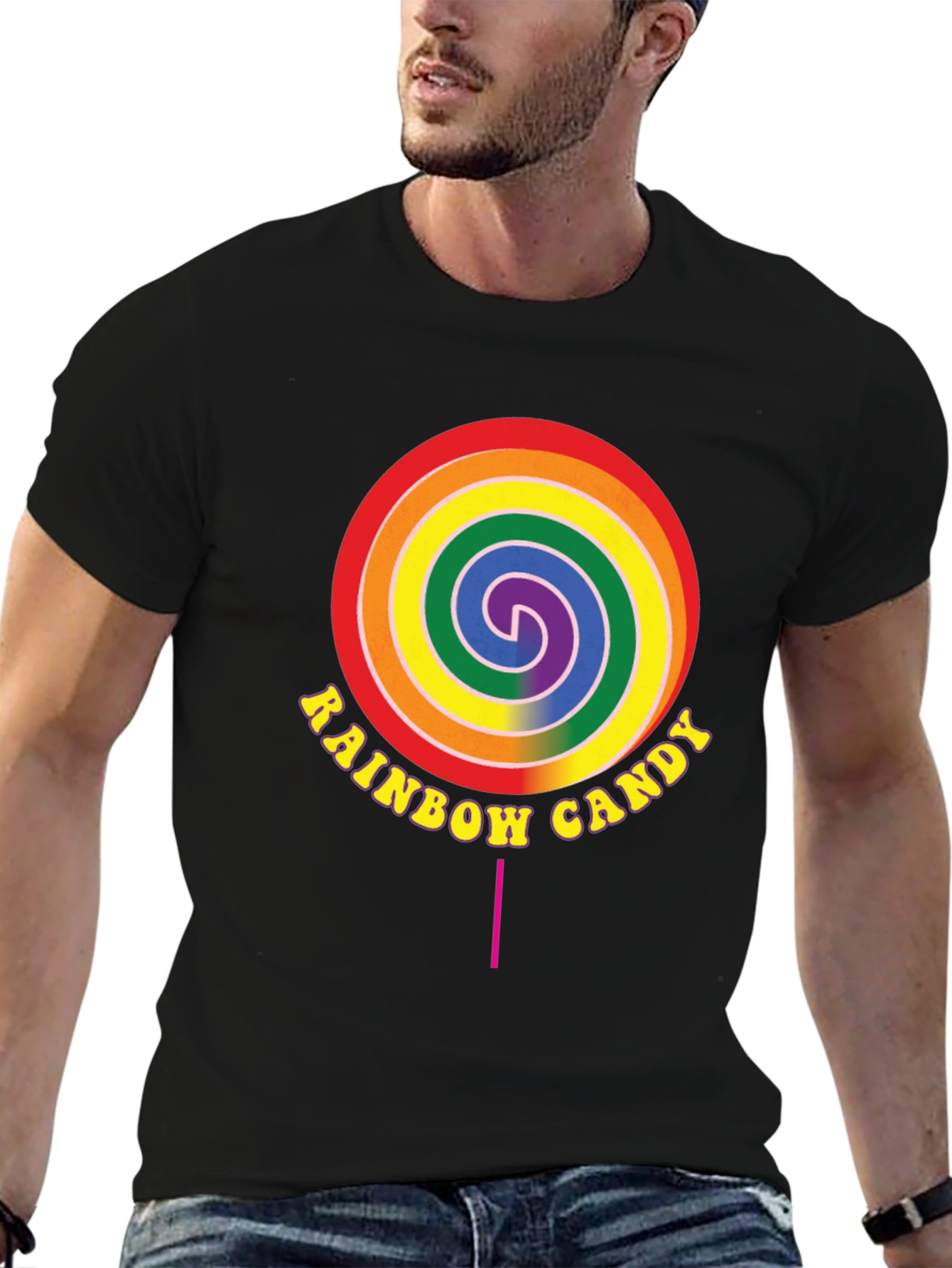 Rainbow Candy Graphic Tee