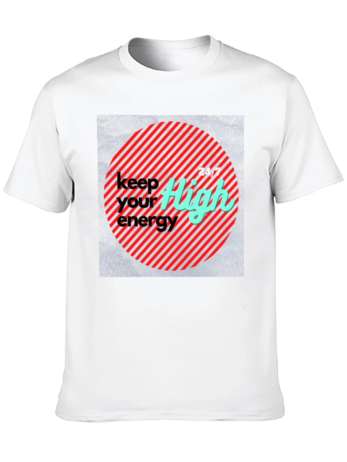Keep Your High Energy 24/7 Black T-Shirt