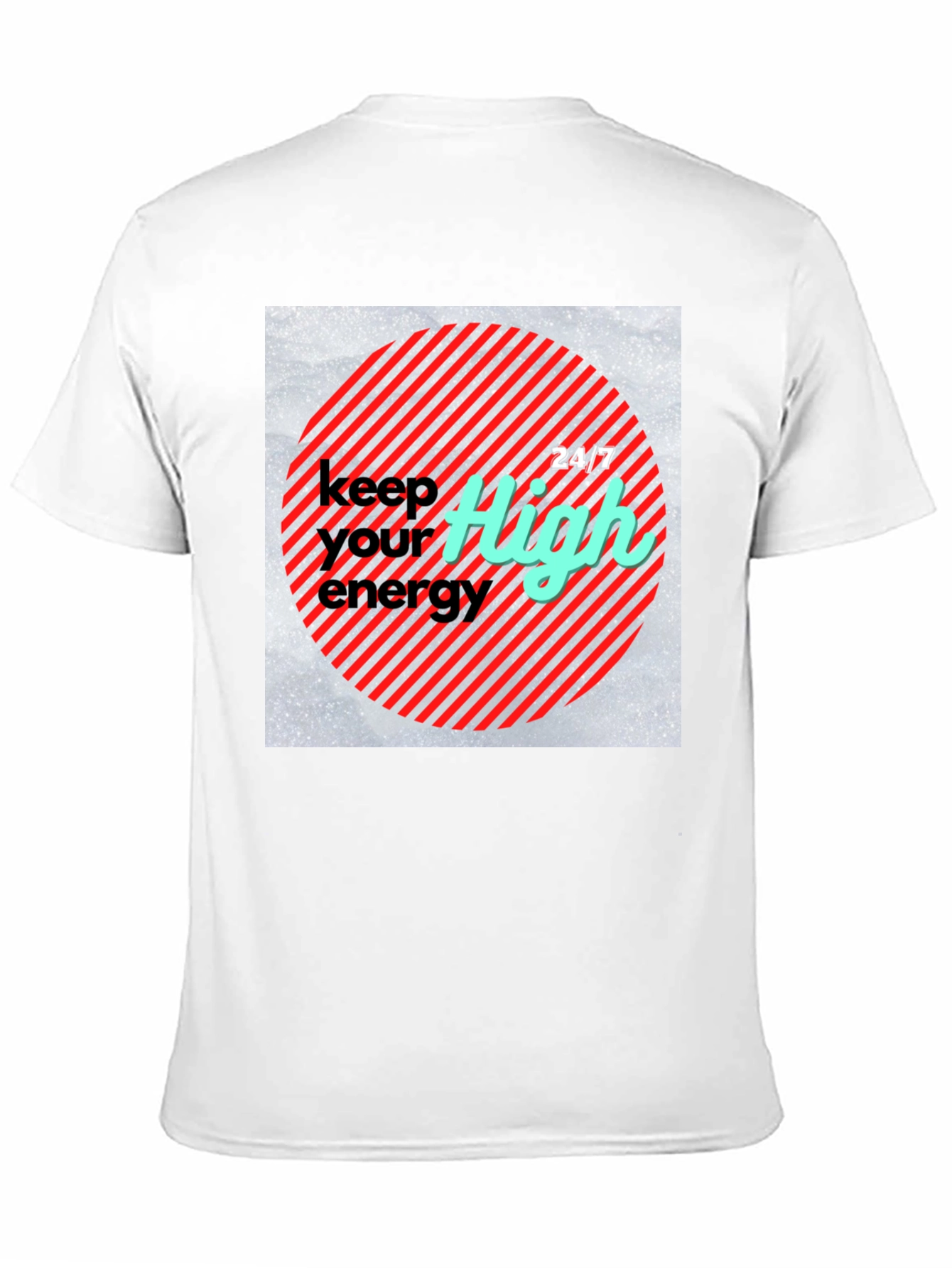 Keep Your High Energy 24/7 Black T-Shirt