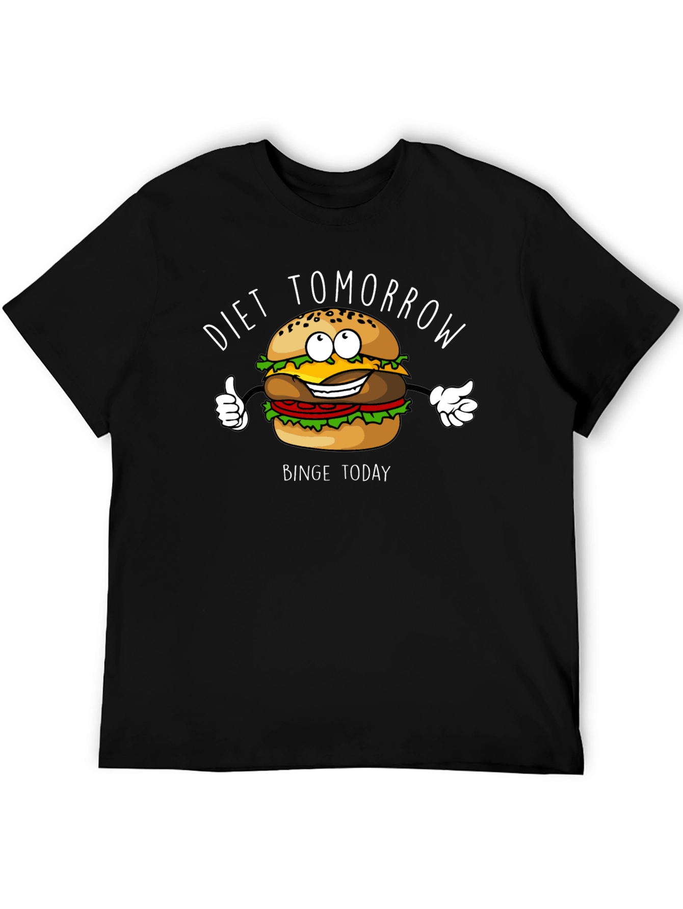 Diet Tomorrow Burger Graphic T-Shirt