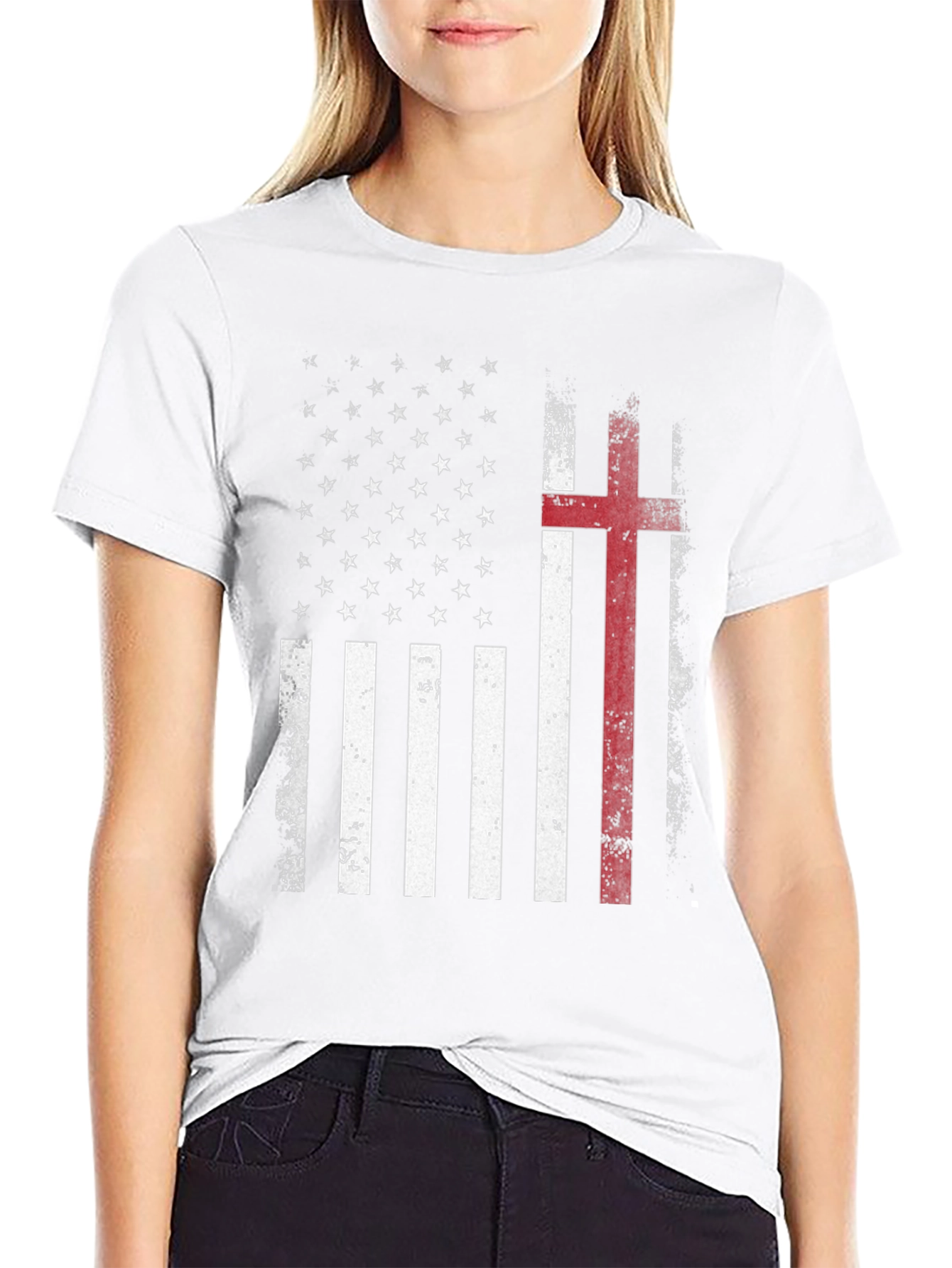 Patriotic Christian Flag T-Shirt