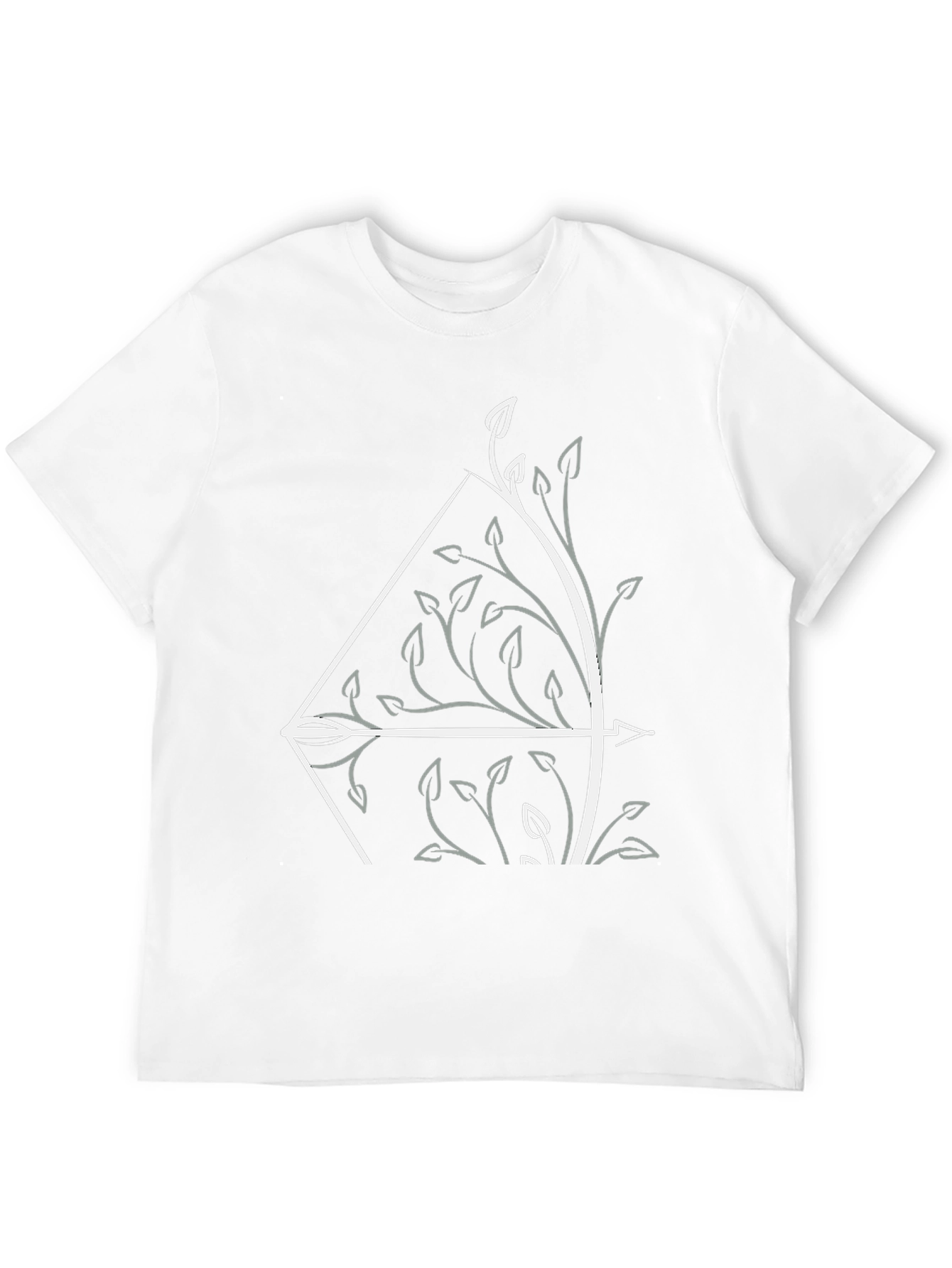 Nature Bow T-Shirt: Artistic Archery Tee